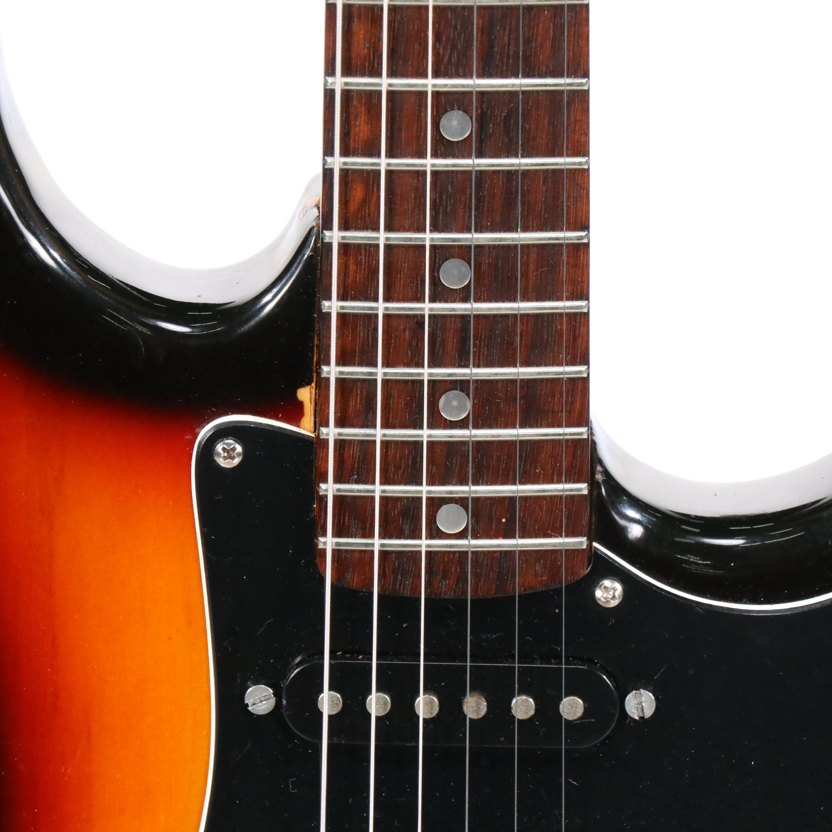 Stratocaster Style Standard Series Sunburst Electric Guitar