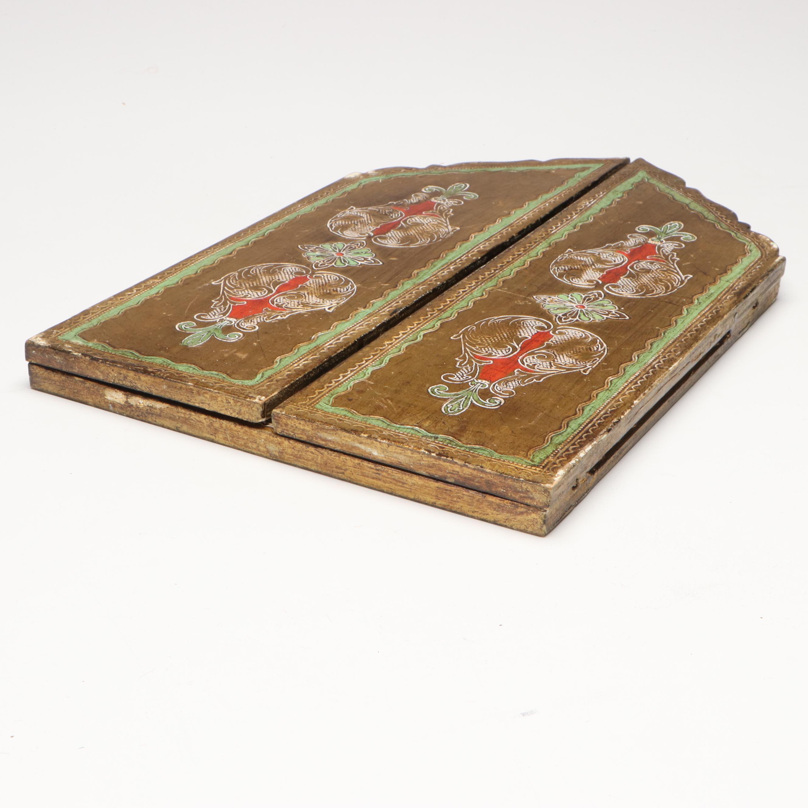 Offset Lithograph Triptych After Raphael's "Madonna della Seggiola"