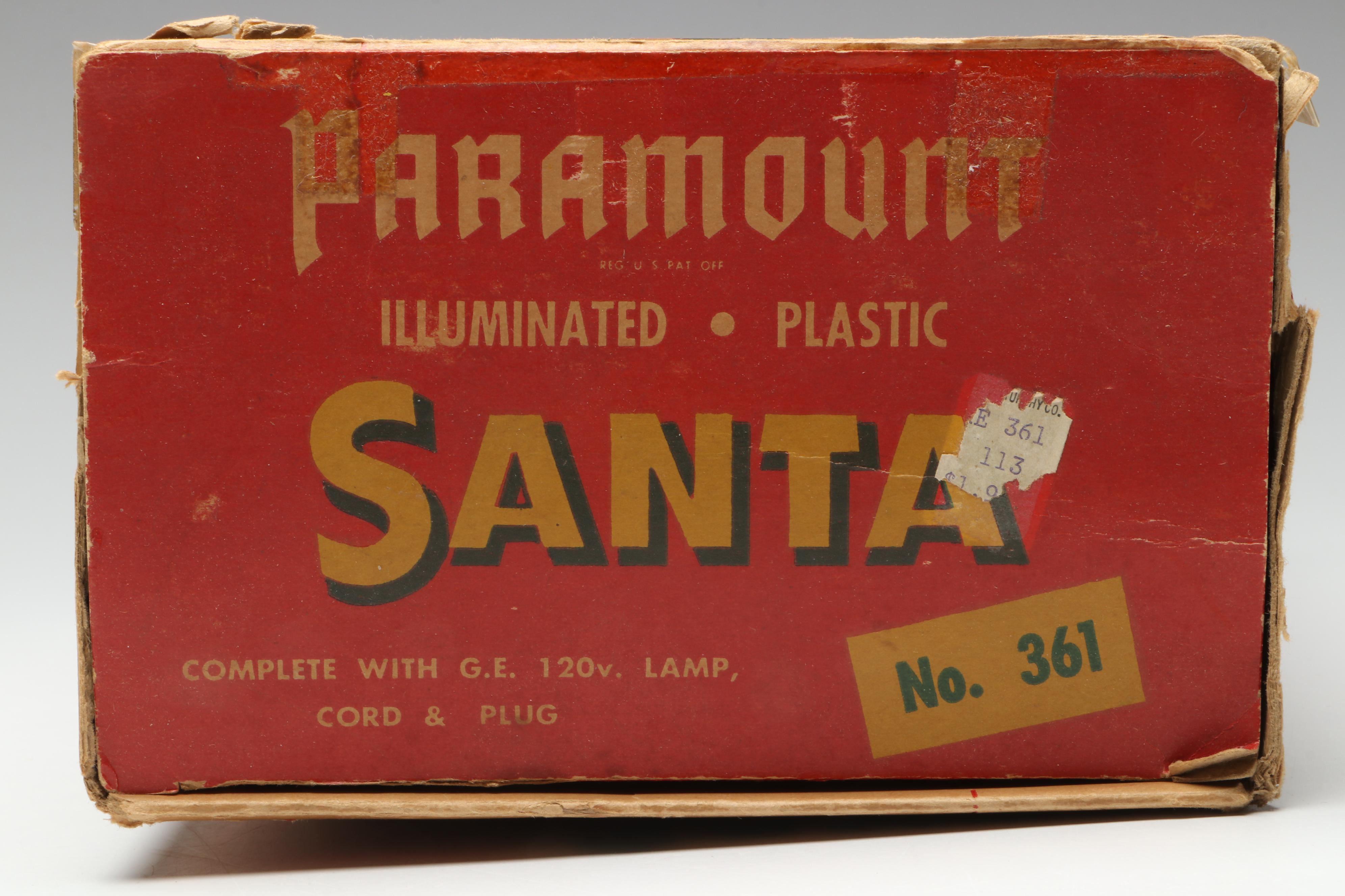 Paramount Illuminating Vintage Santa Claus