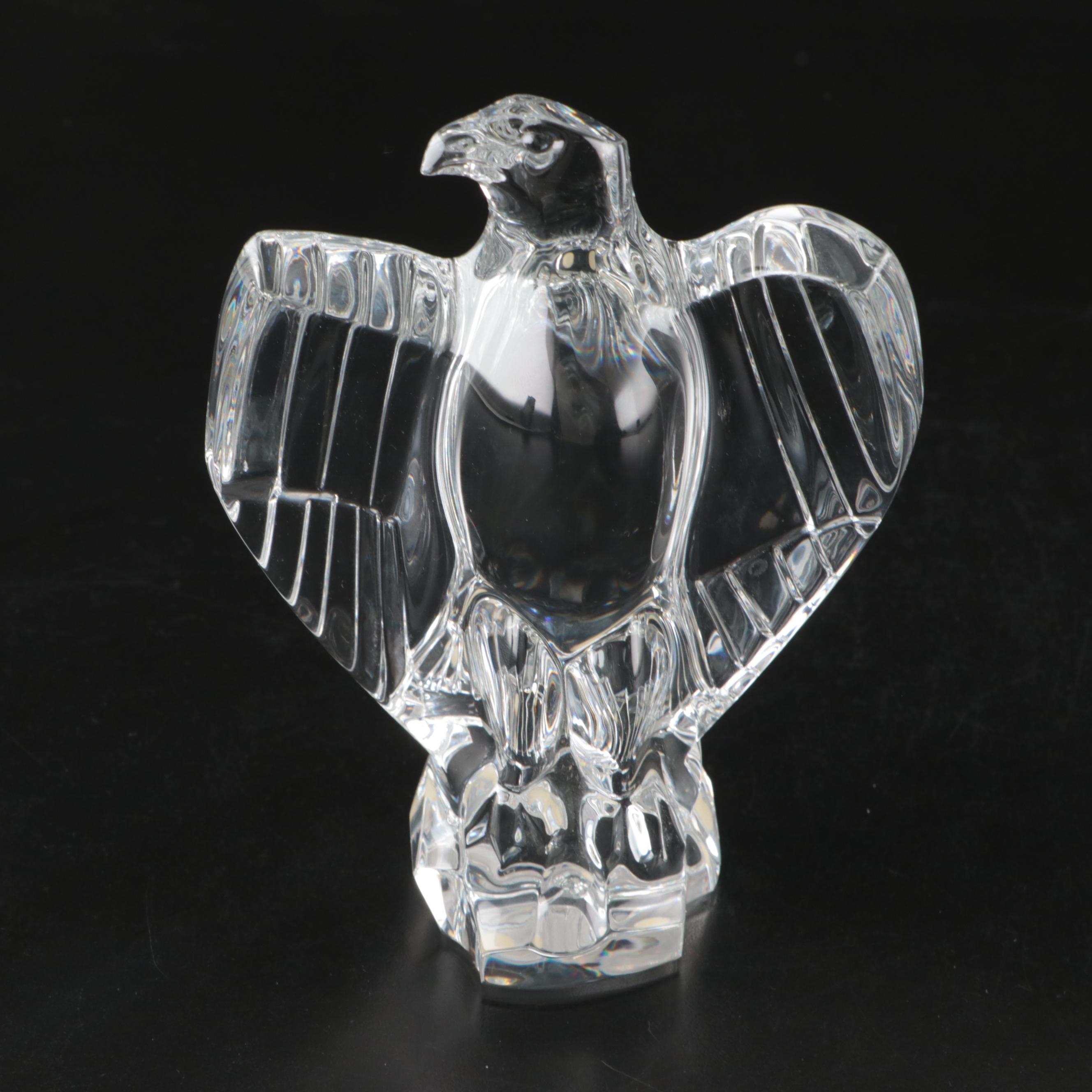 Baccarat Crystal Eagle Figurine