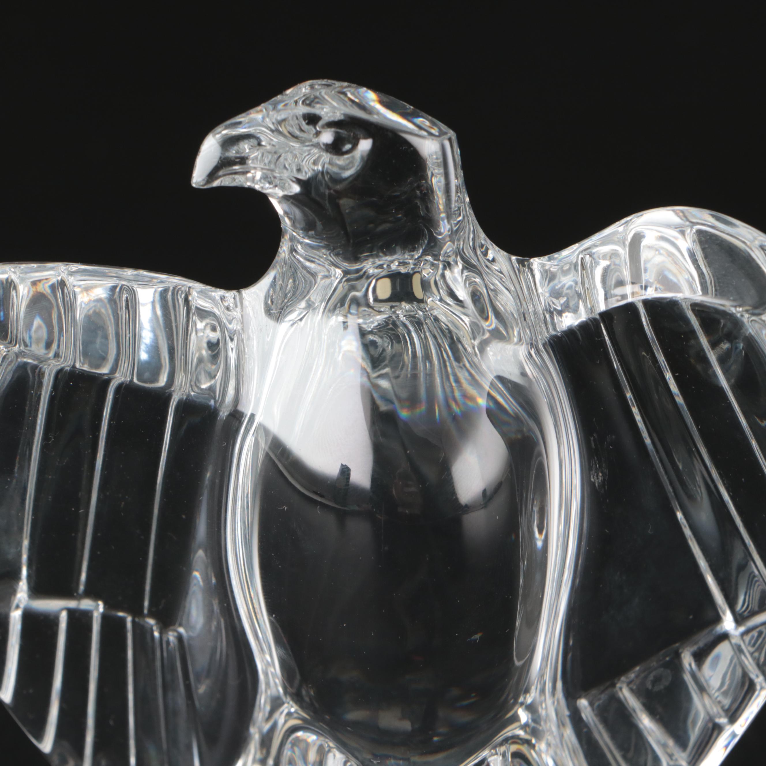 Baccarat Crystal Eagle Figurine