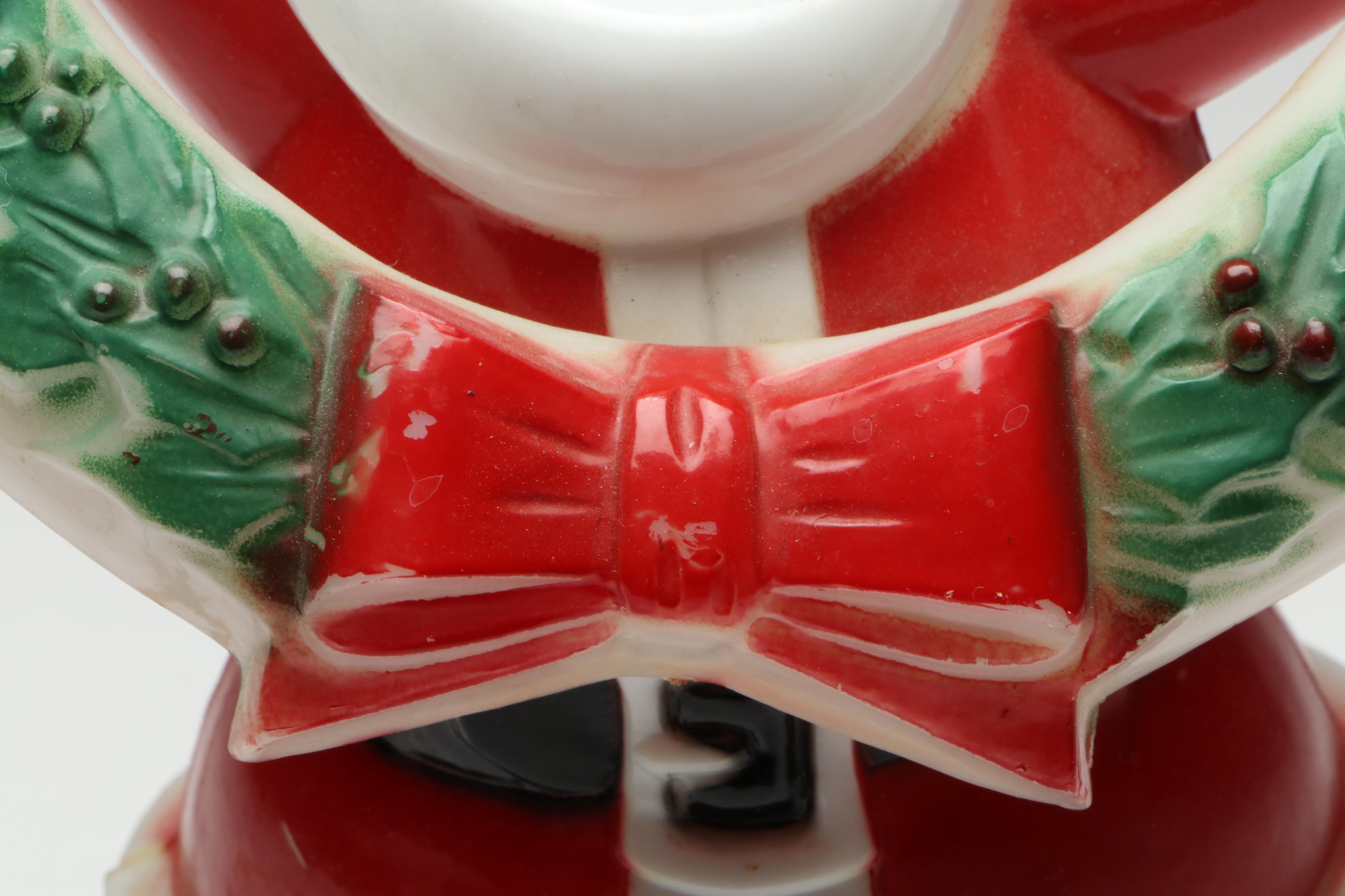 Miller "Santa Wreath" Illuminating Figurine