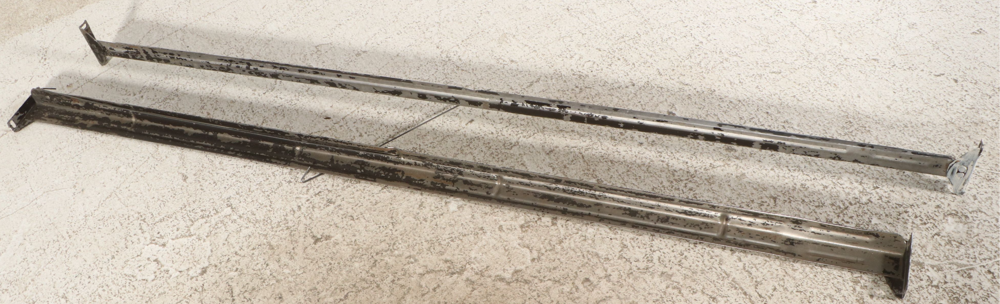 Victorian Style Painted Full Iron Bed and Charter Club Suffolk Puff Accent Quilt