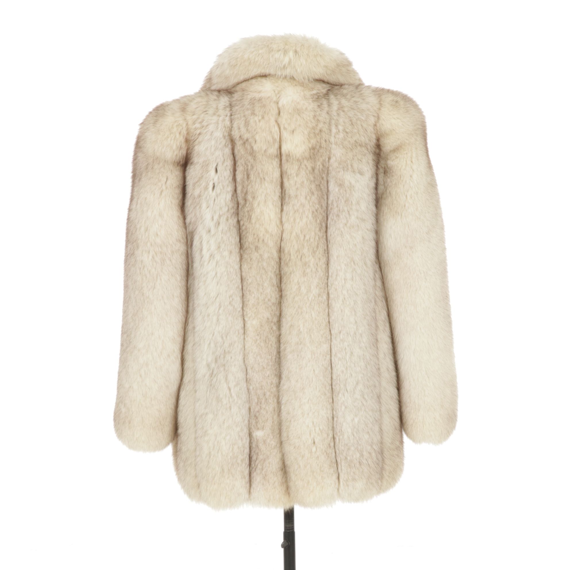 Full Skin Blue Fox Fur Stroller, Mid-Late 20th C.