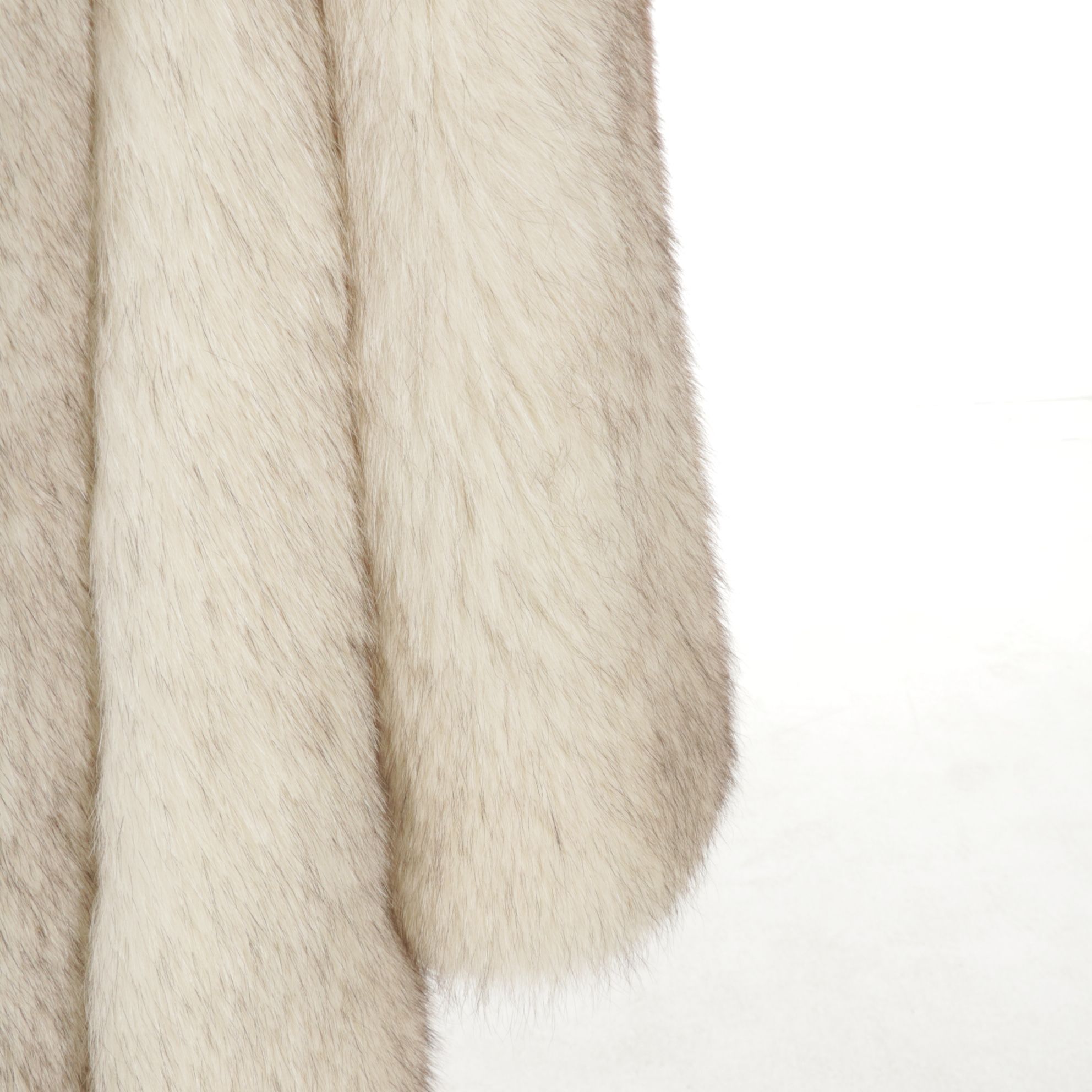 Full Skin Blue Fox Fur Stroller, Mid-Late 20th C.