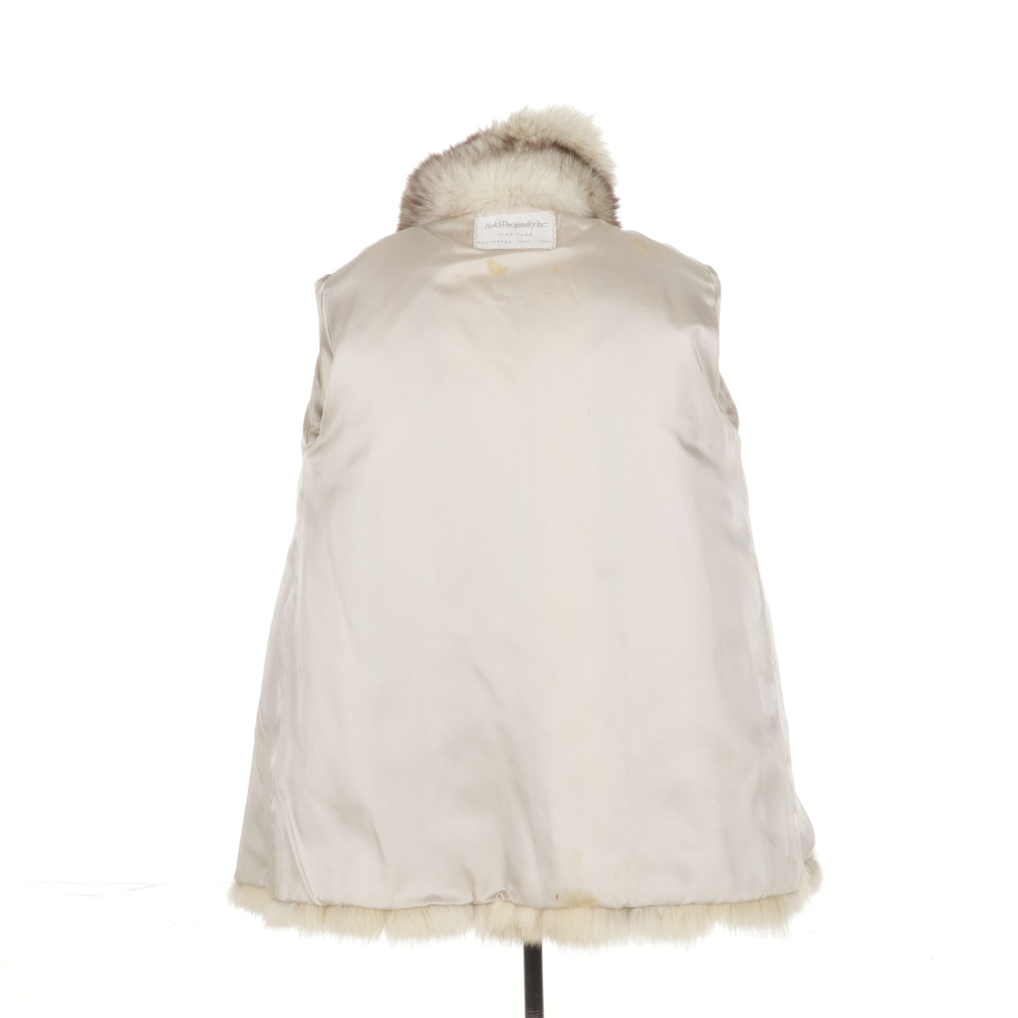 Full Skin Blue Fox Fur Stroller, Mid-Late 20th C.