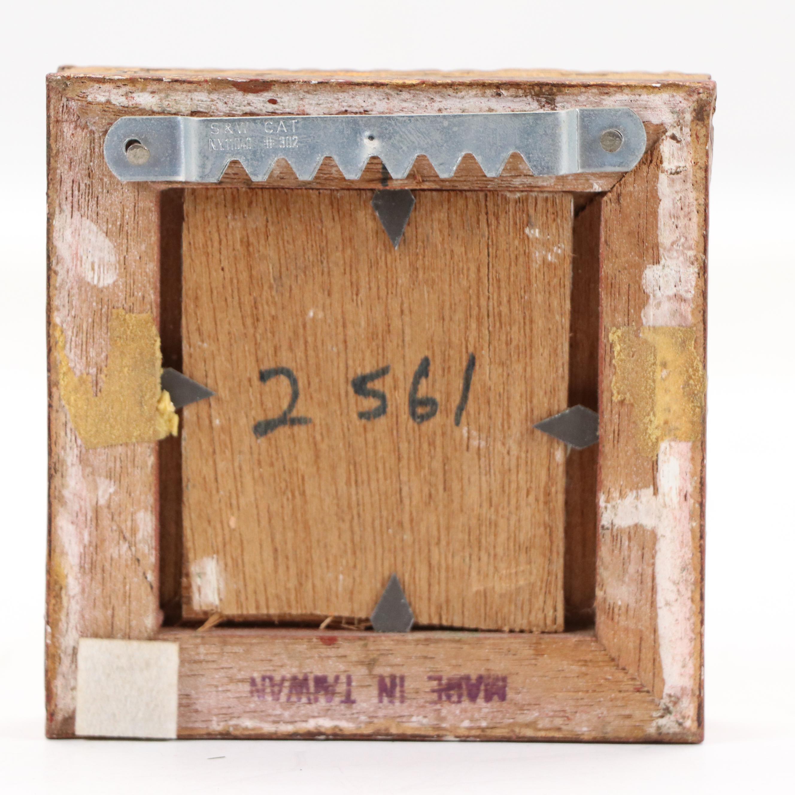 Oil Painting of Western Mountain Landscape, Mid-20th Century