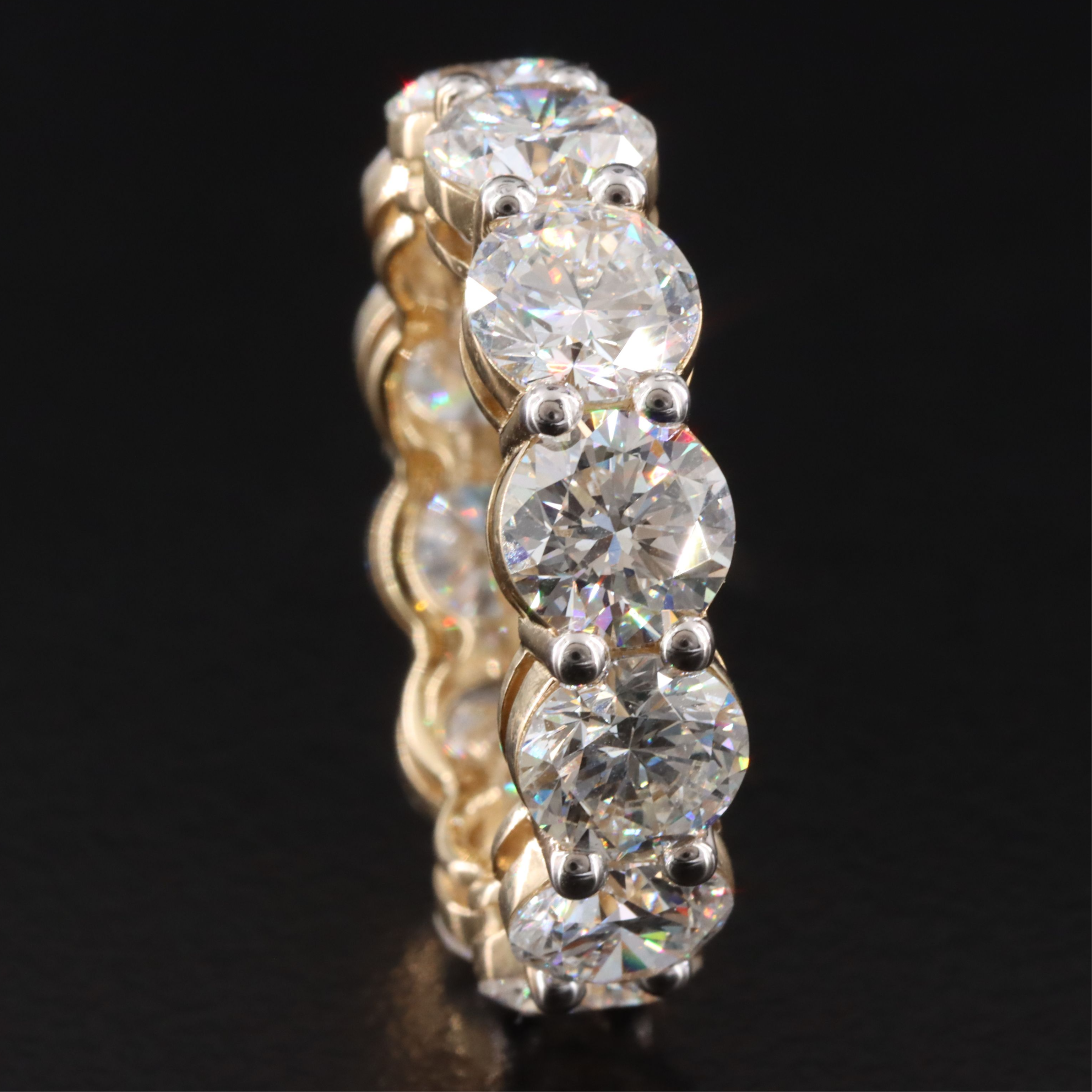 14K 8.59 CTW Lab Grown Diamond Eternity Band