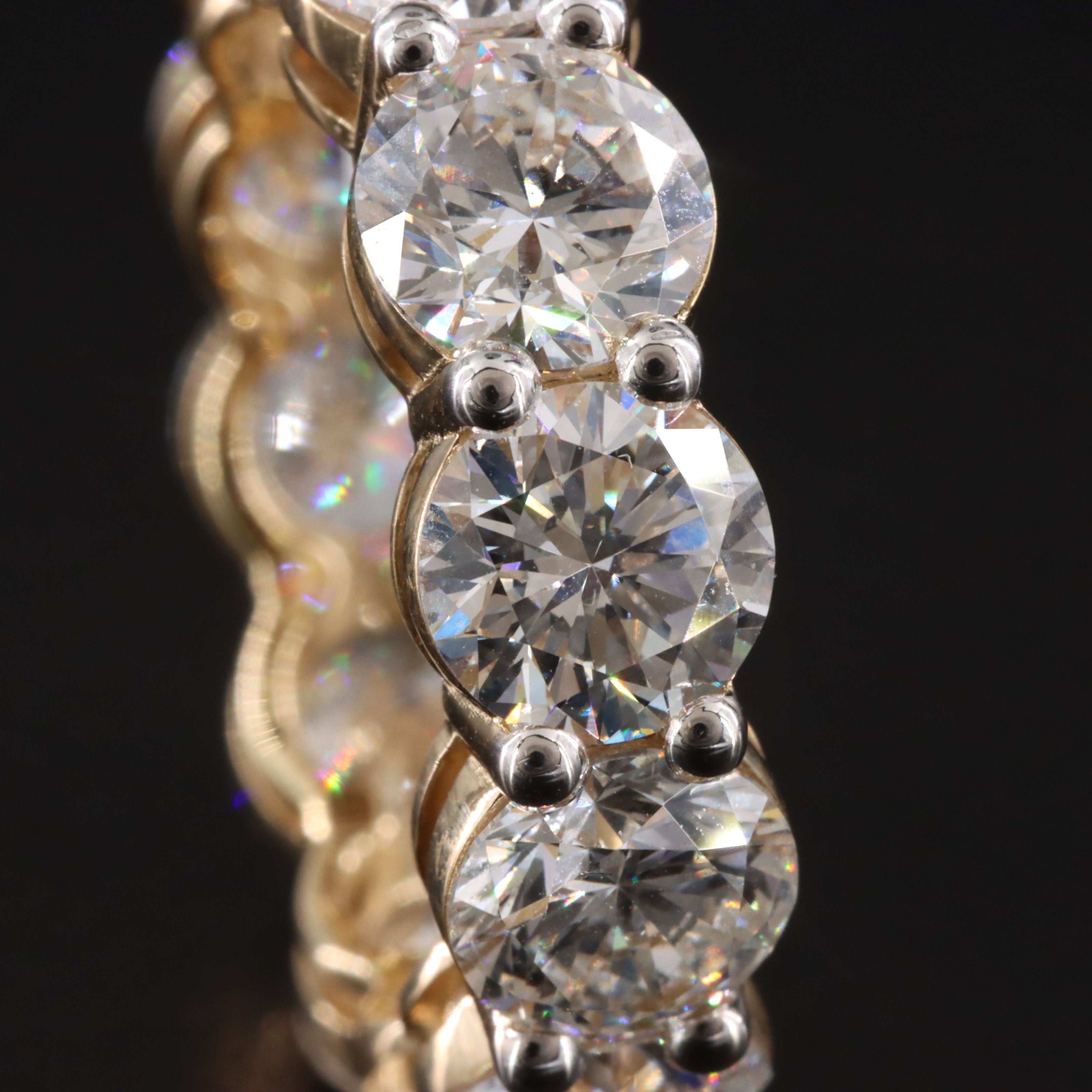 14K 8.59 CTW Lab Grown Diamond Eternity Band