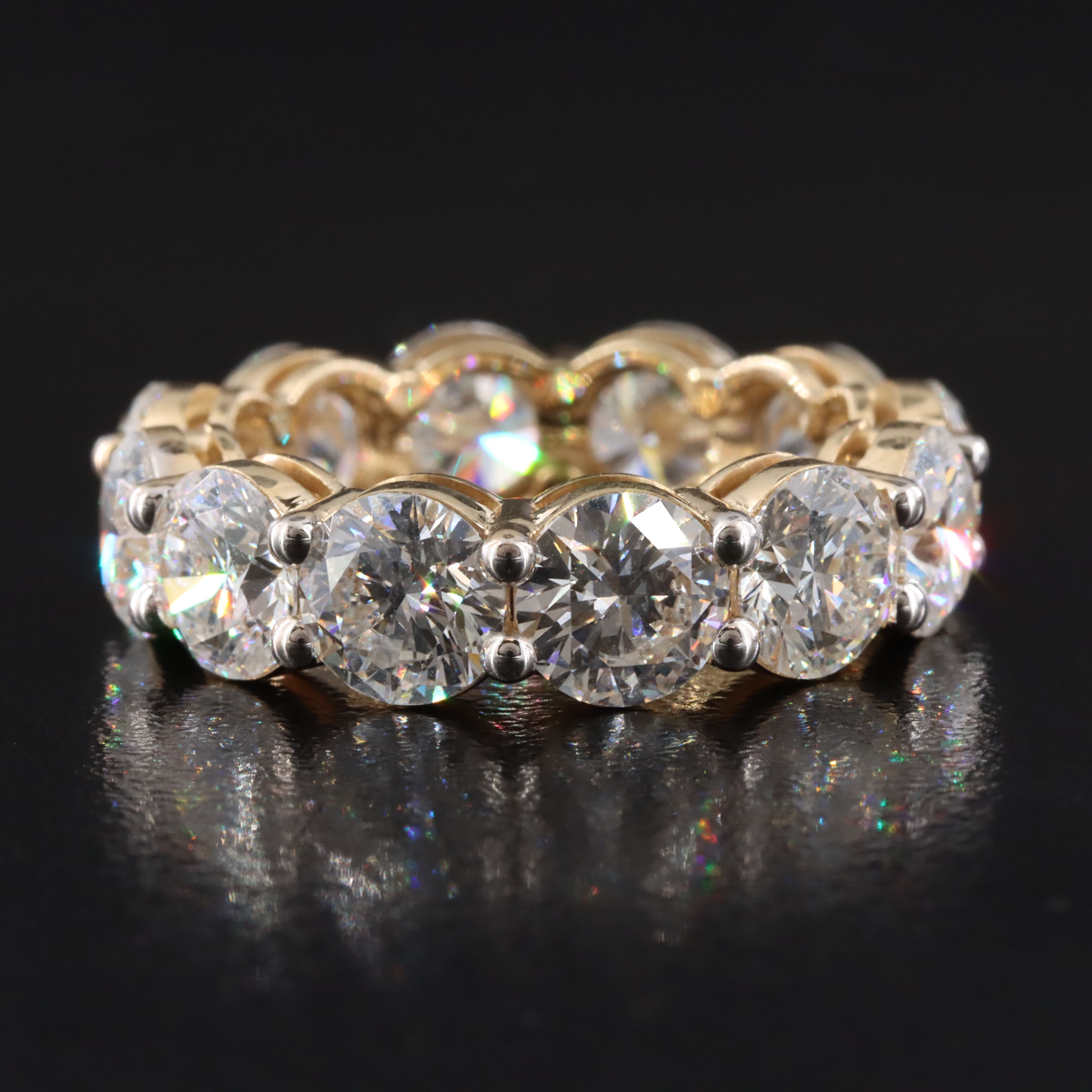 14K 8.59 CTW Lab Grown Diamond Eternity Band