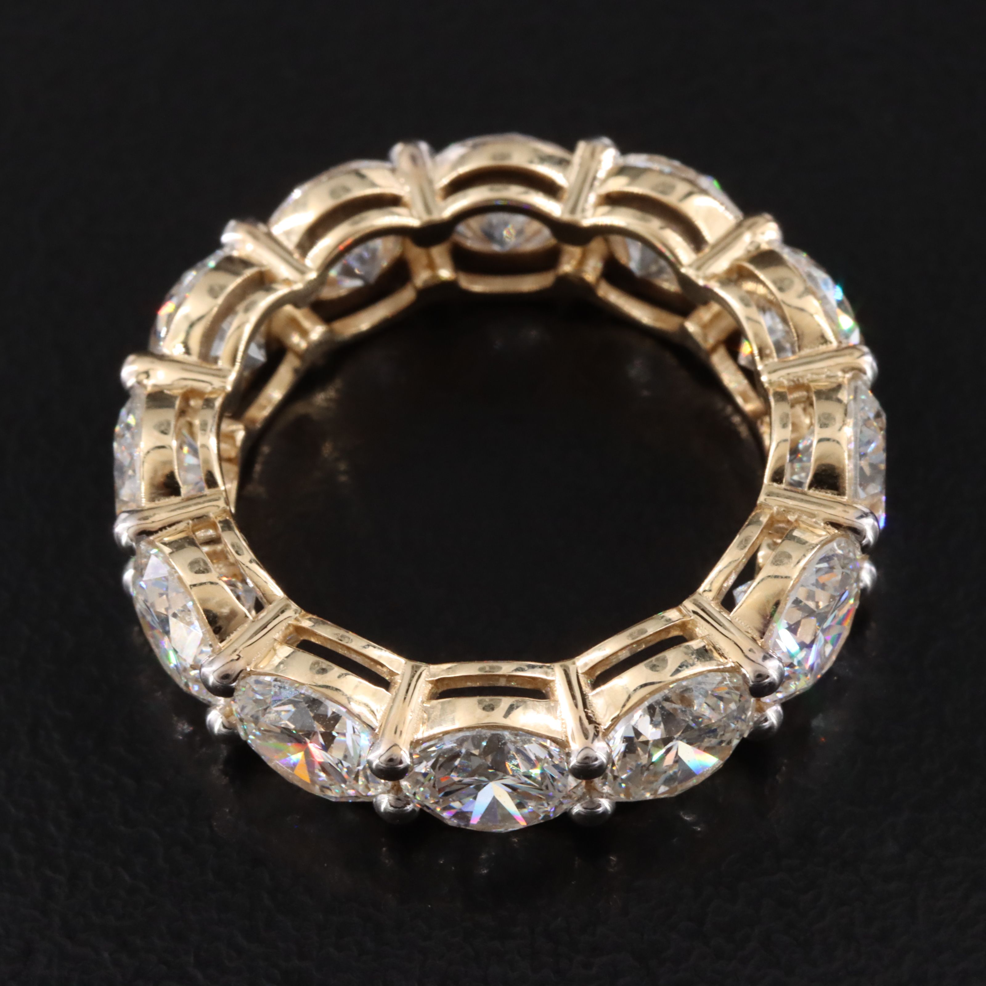 14K 8.59 CTW Lab Grown Diamond Eternity Band