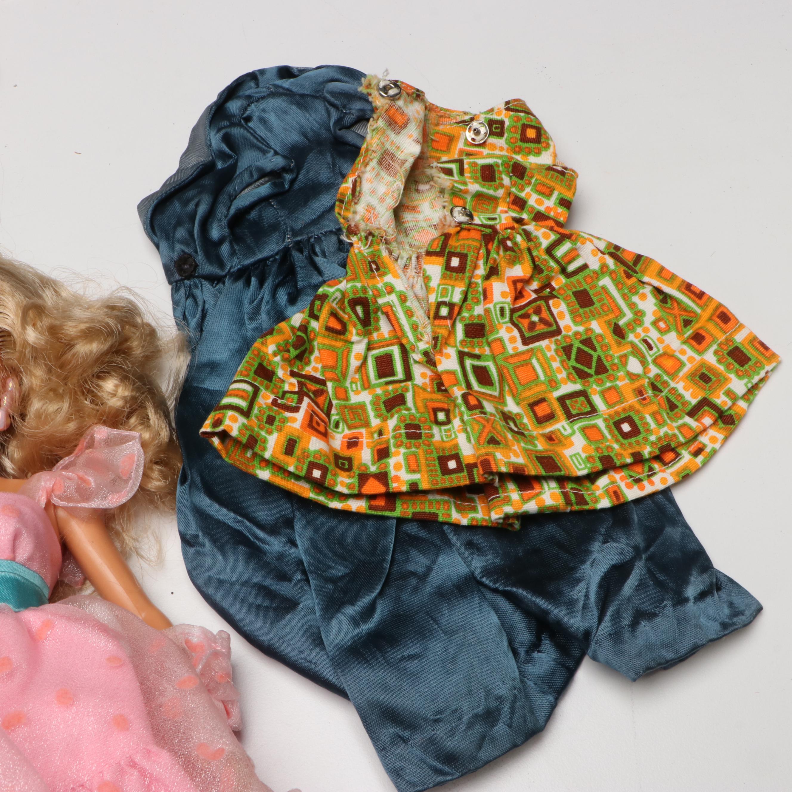 Hasbro "Maxie" and "Kristen" Dolls with Dresses and More Doll Accessories