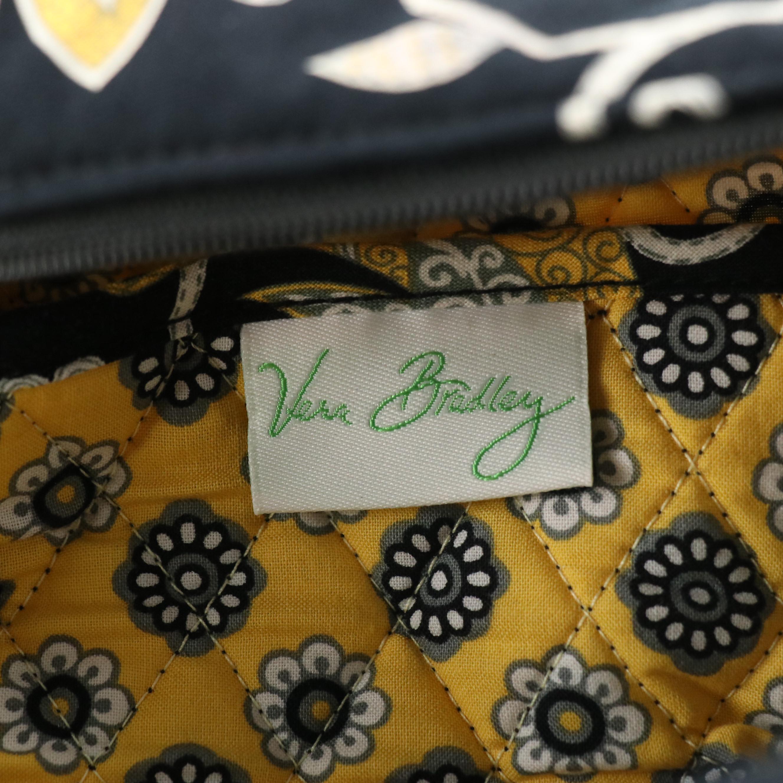 Vera Bradley Yellow Bird Printed Garment Bag and Duffle Bag