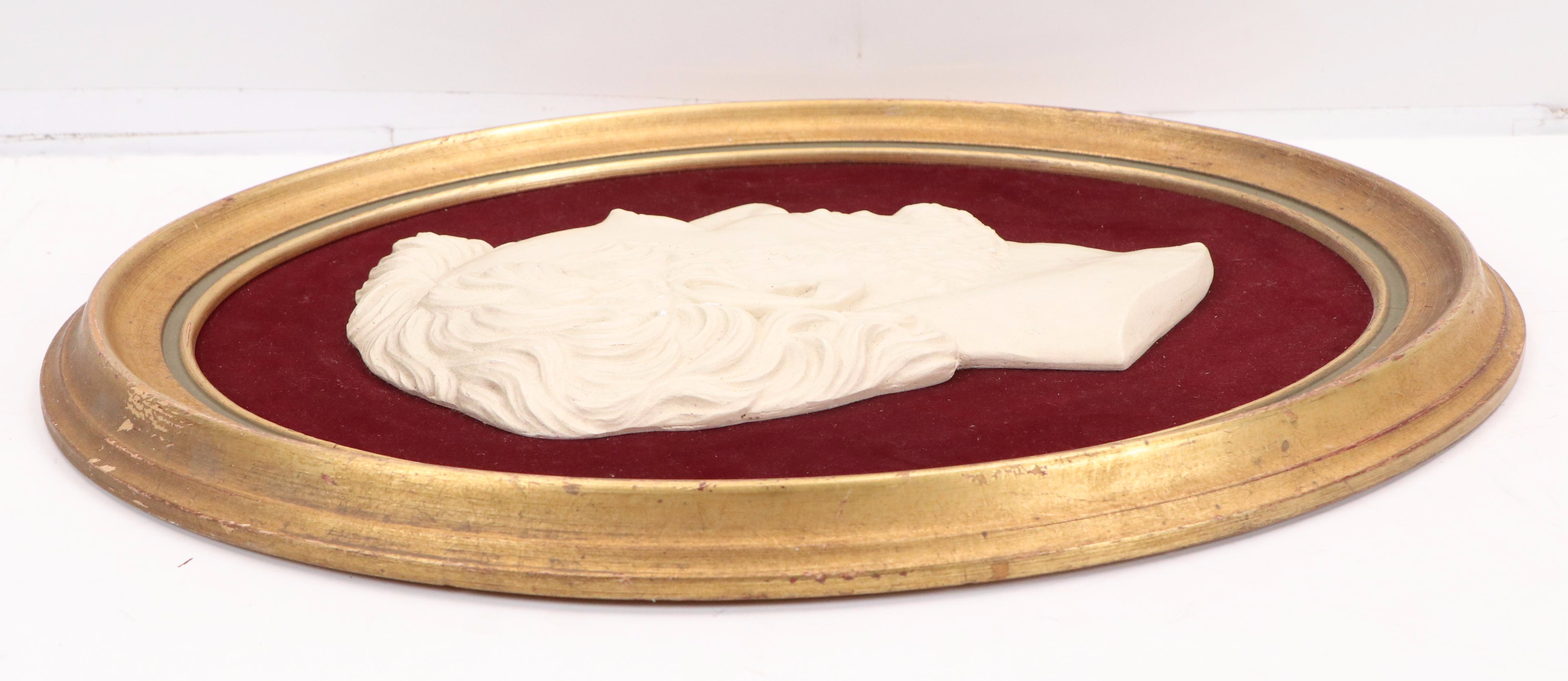 Abraham Lincoln Relief Sculpture Portrait, Late 20th Century