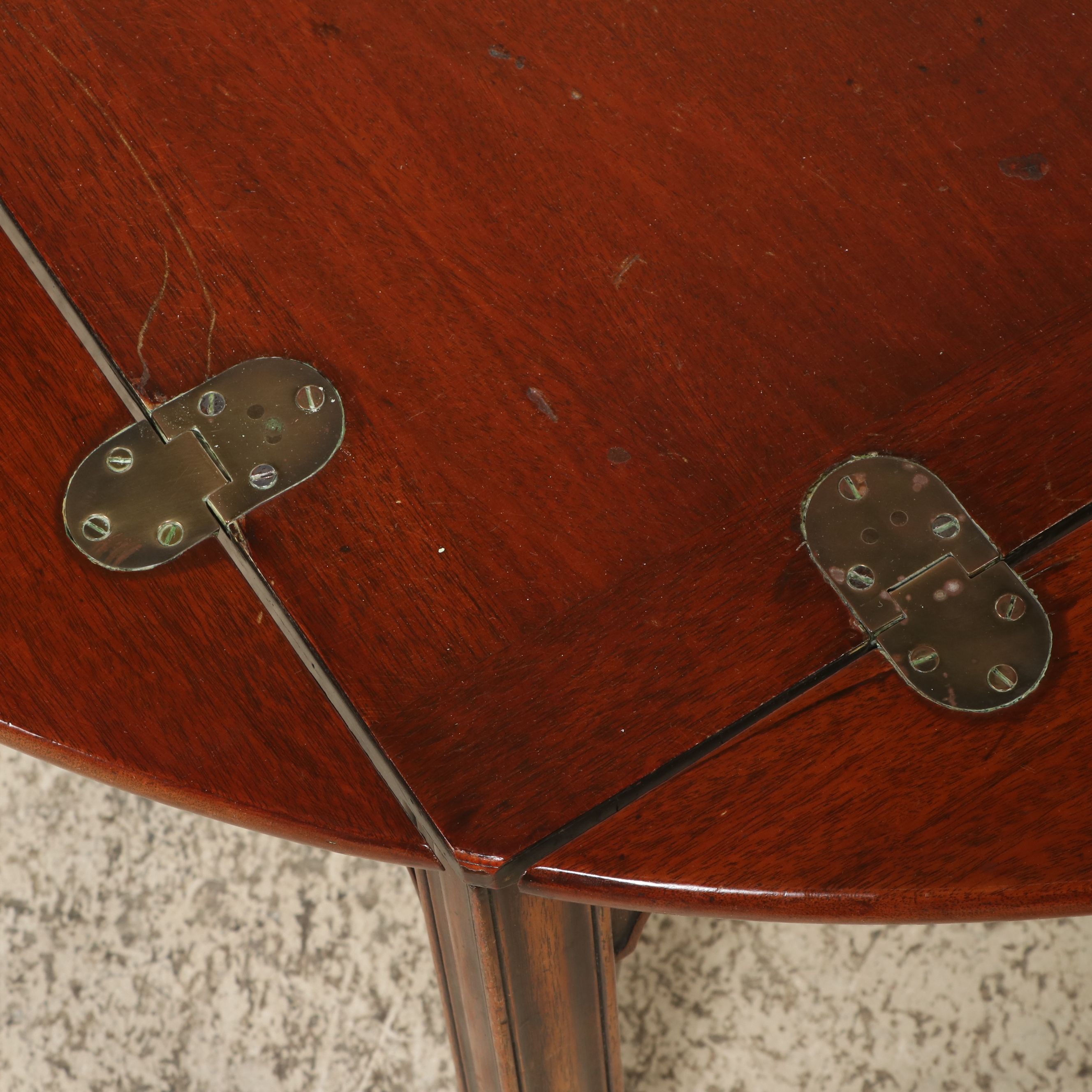Georgian Style Mahogany Butler's Tray Coffee Table, Mid-20th Century