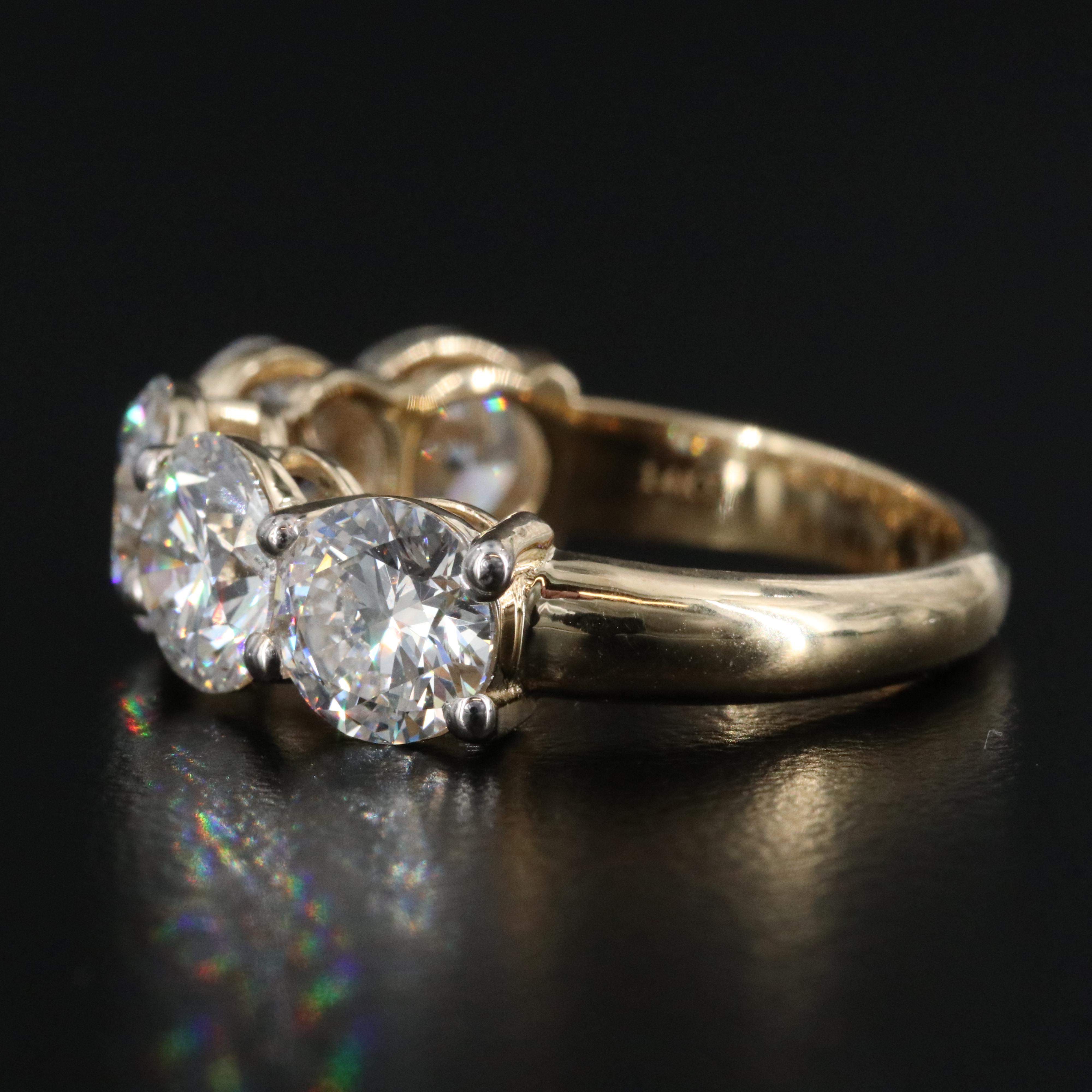 14K 4.76 CTW Lab Grown Diamond Ring