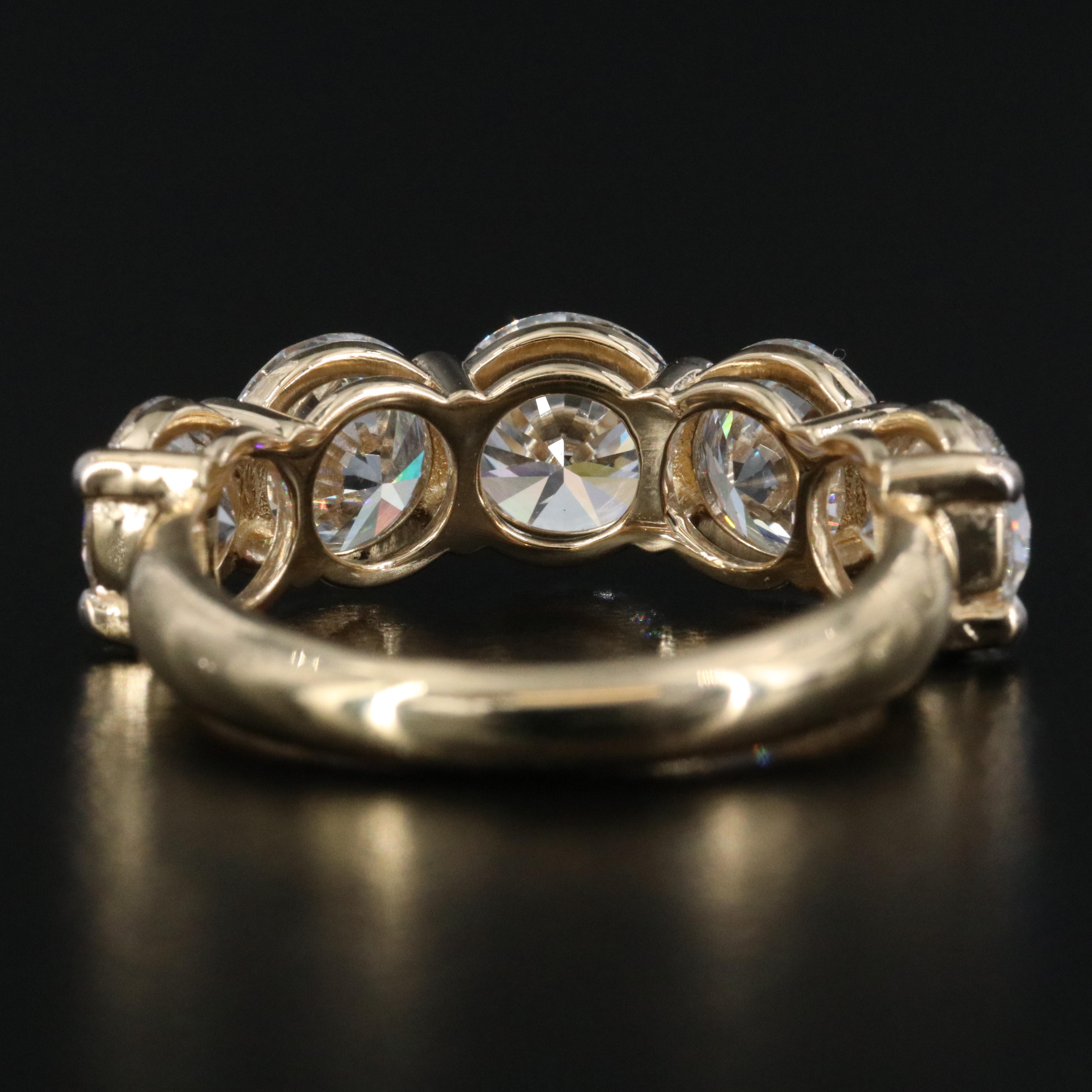 14K 4.76 CTW Lab Grown Diamond Ring