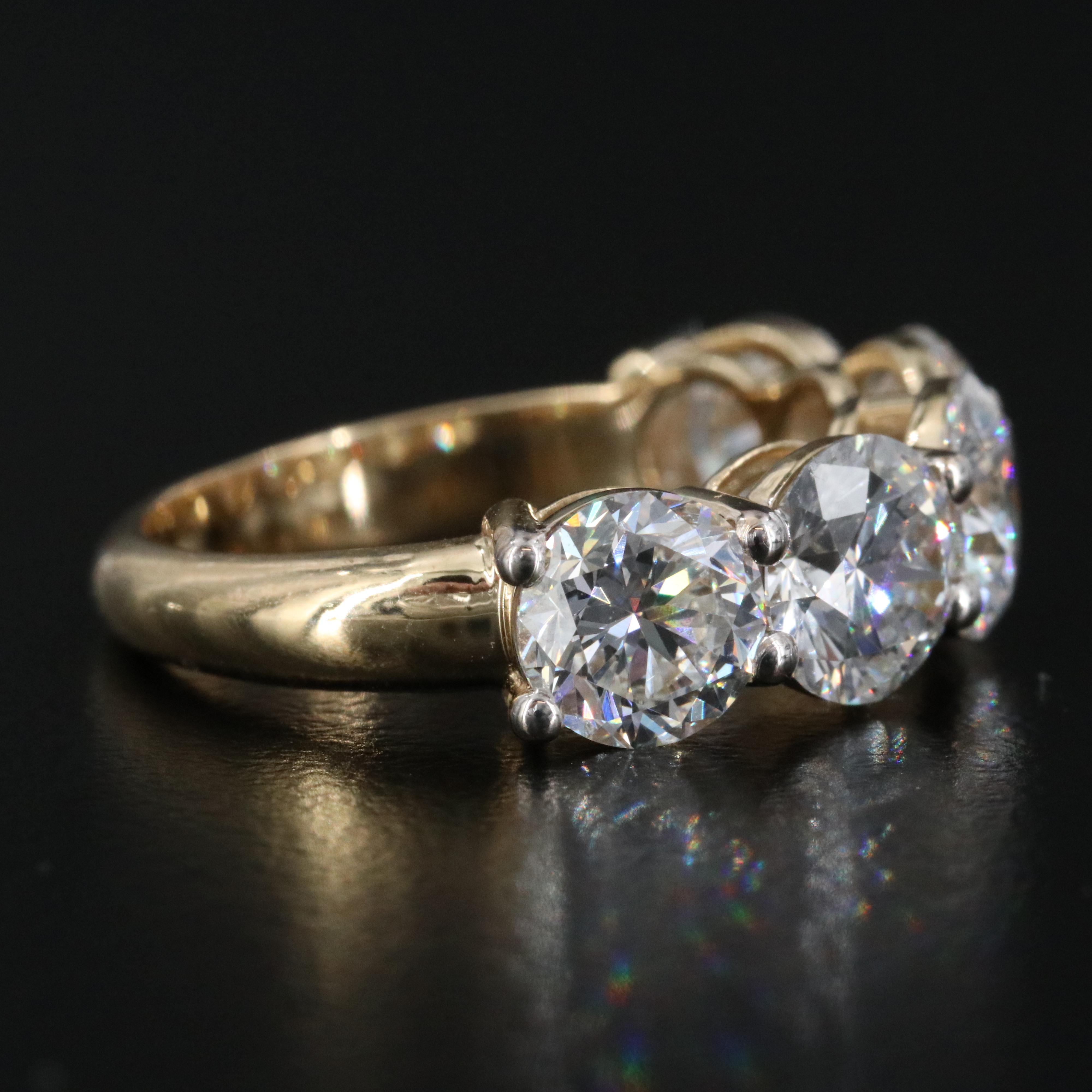 14K 4.76 CTW Lab Grown Diamond Ring