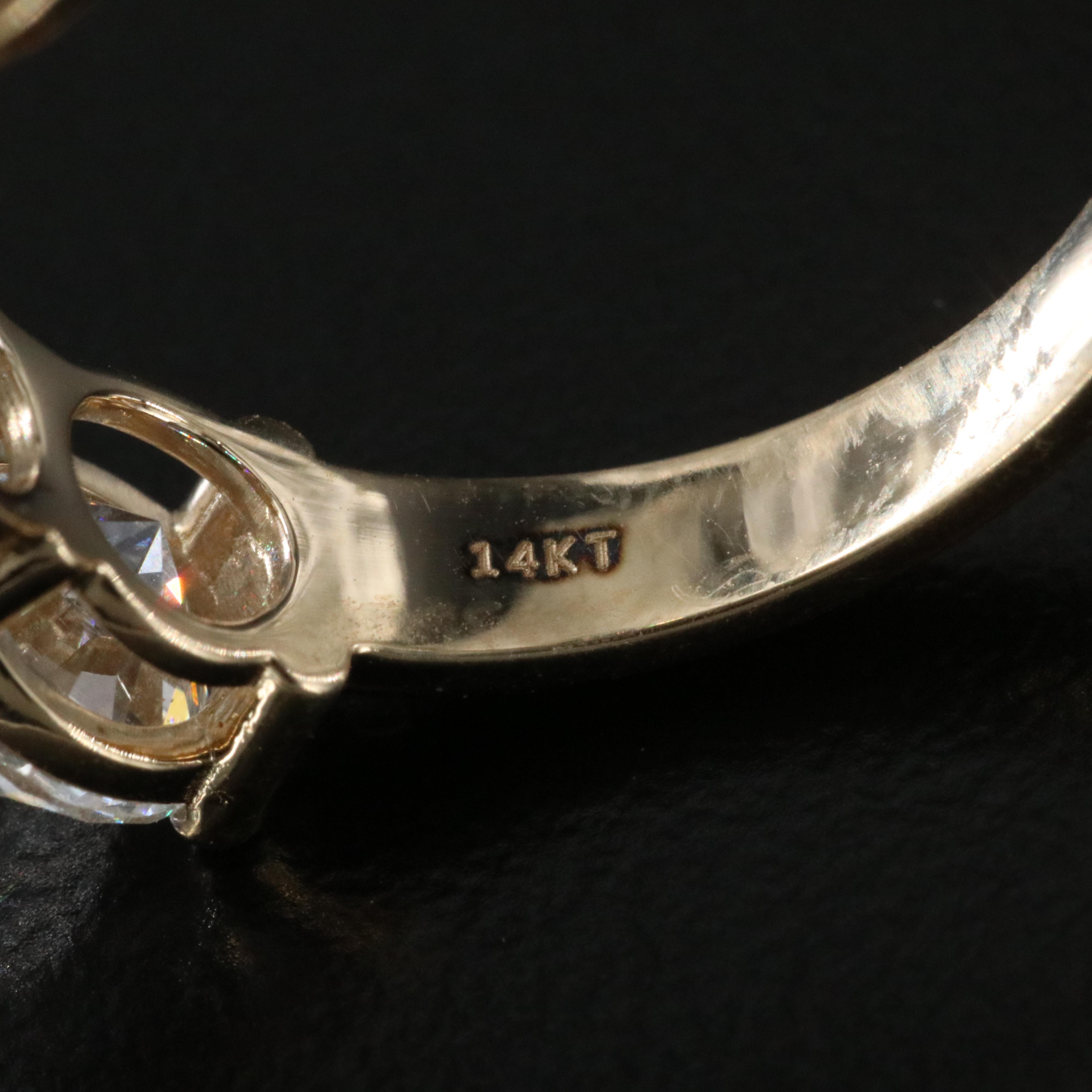 14K 4.76 CTW Lab Grown Diamond Ring