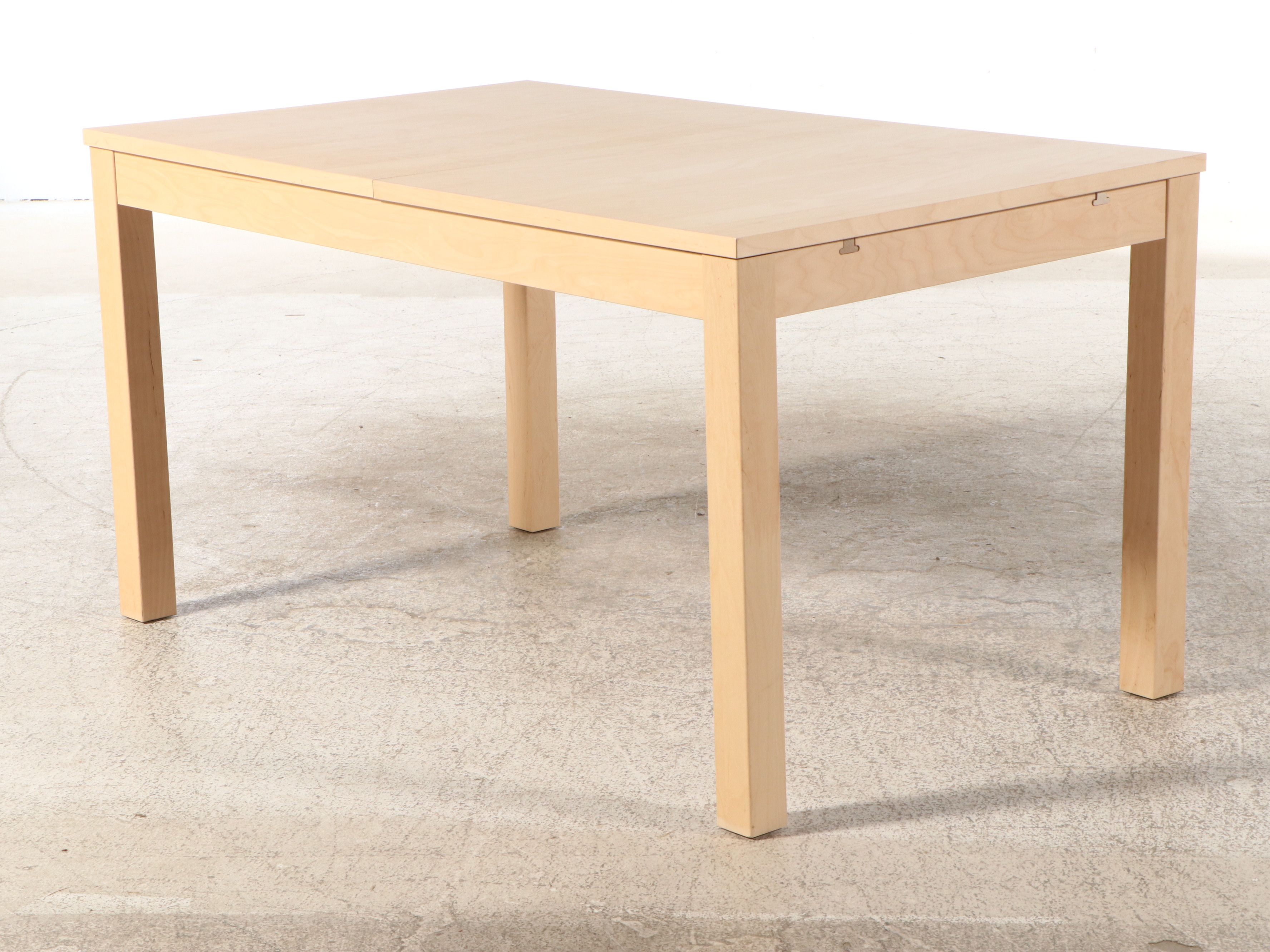 Contemporary Maple Extension Dining Table