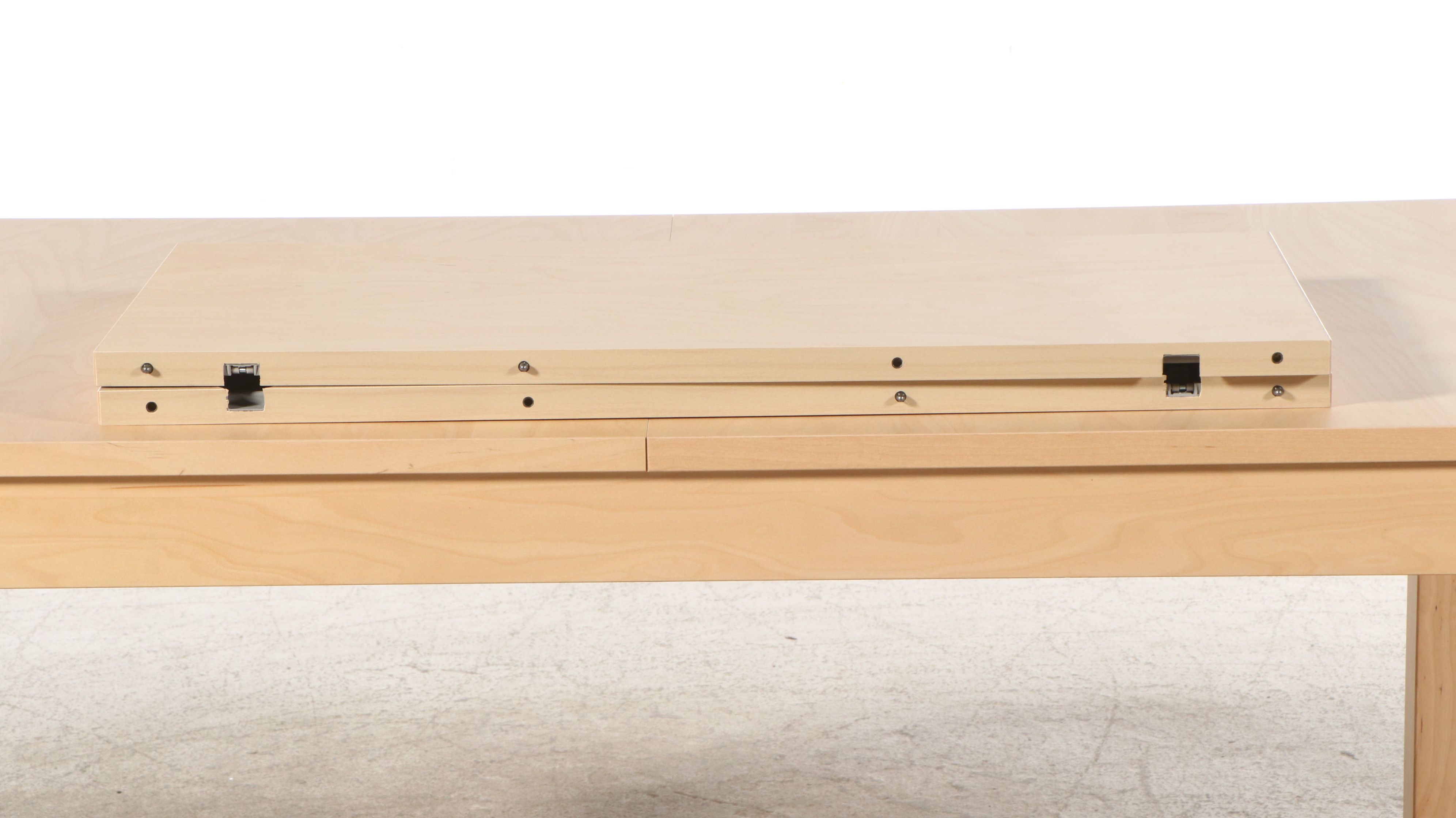 Contemporary Maple Extension Dining Table