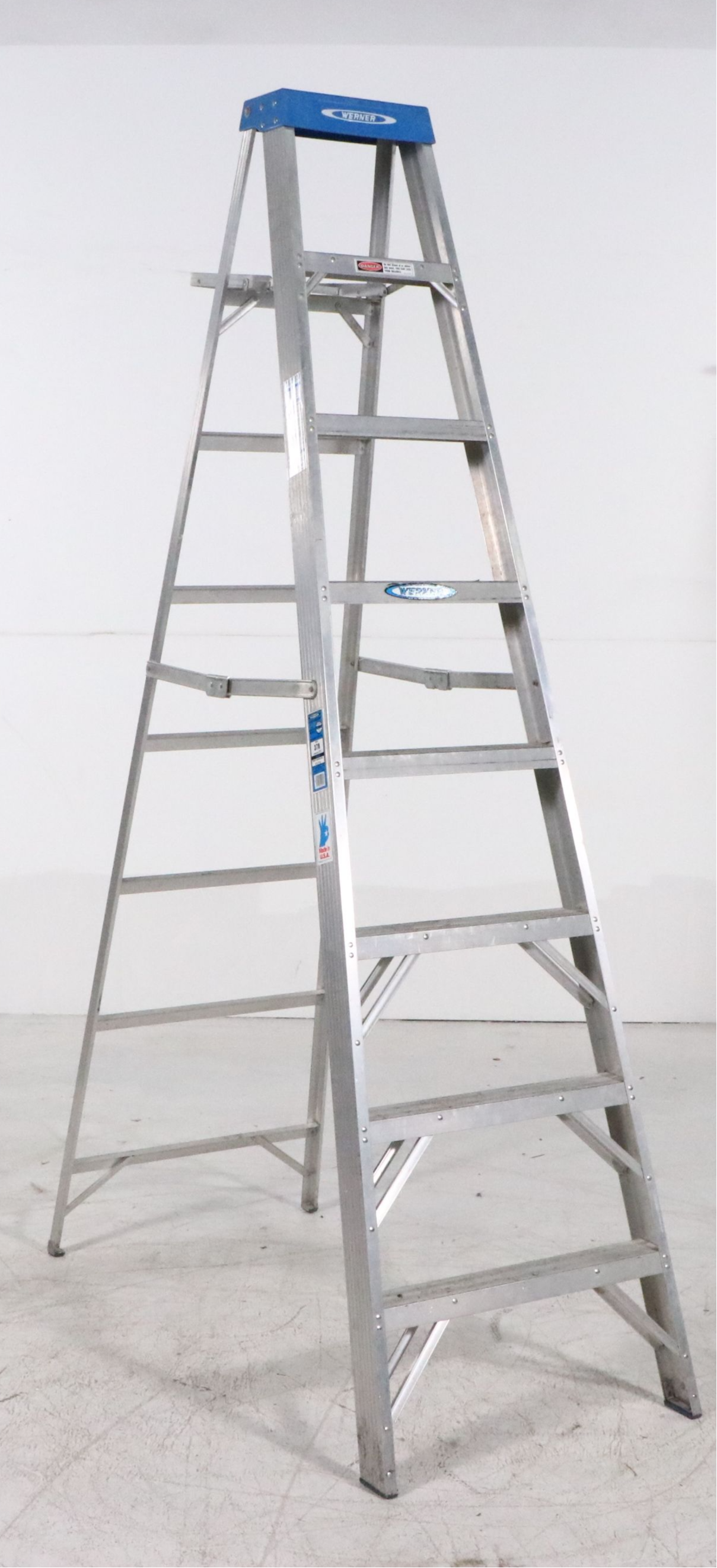 Werner 16' Extension Ladder and Werner 8' Step Ladder