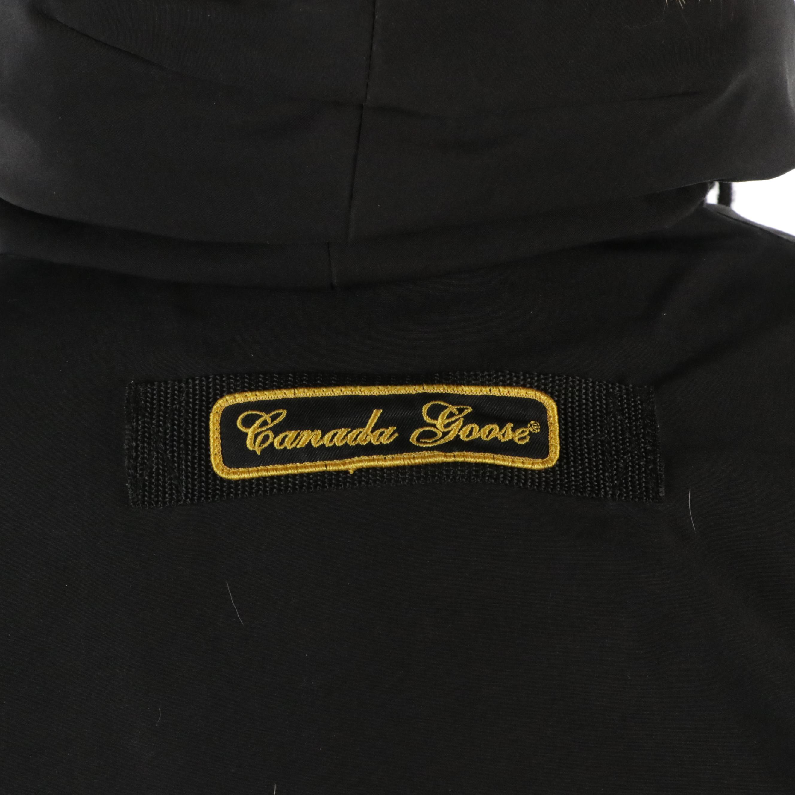 Men's Canada Goose Black "Expedition Parka" Heavyweight Down Jacket