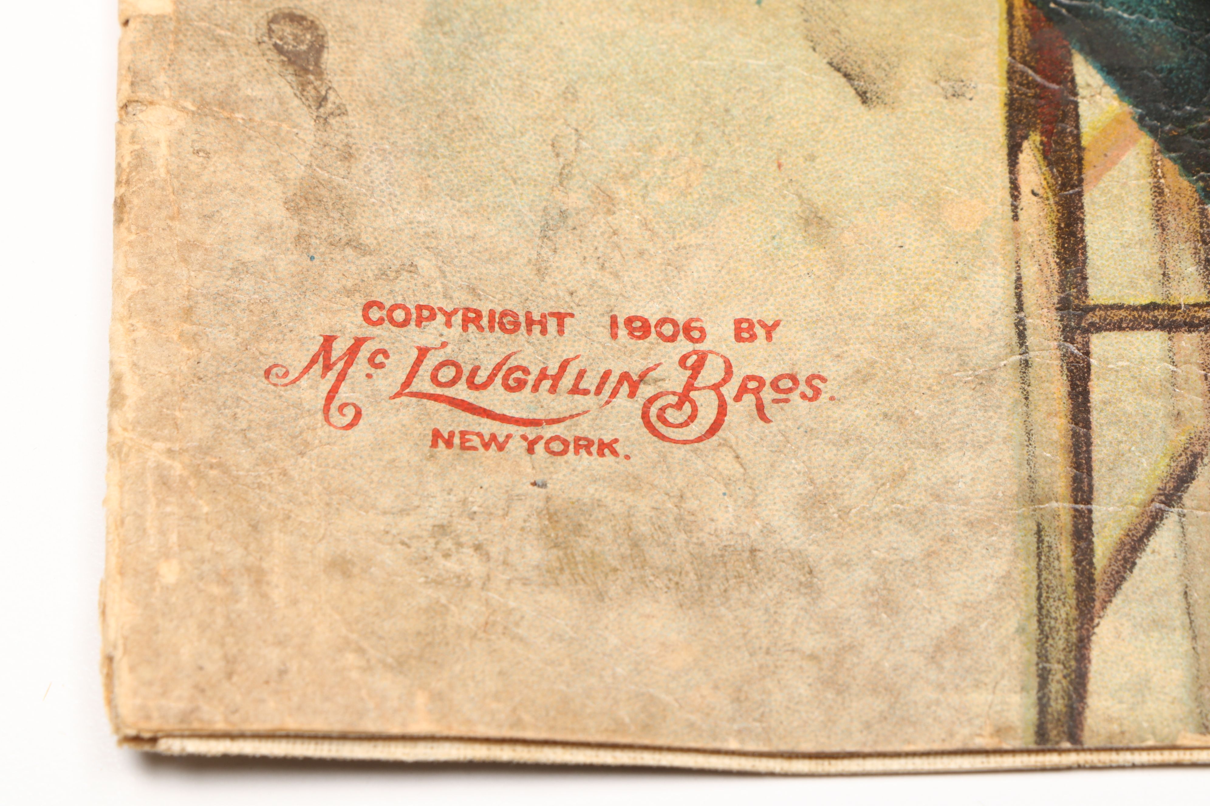 McLoughlin Bros "Christmas Plums" Picture Book and Other Vintage Christmas Décor