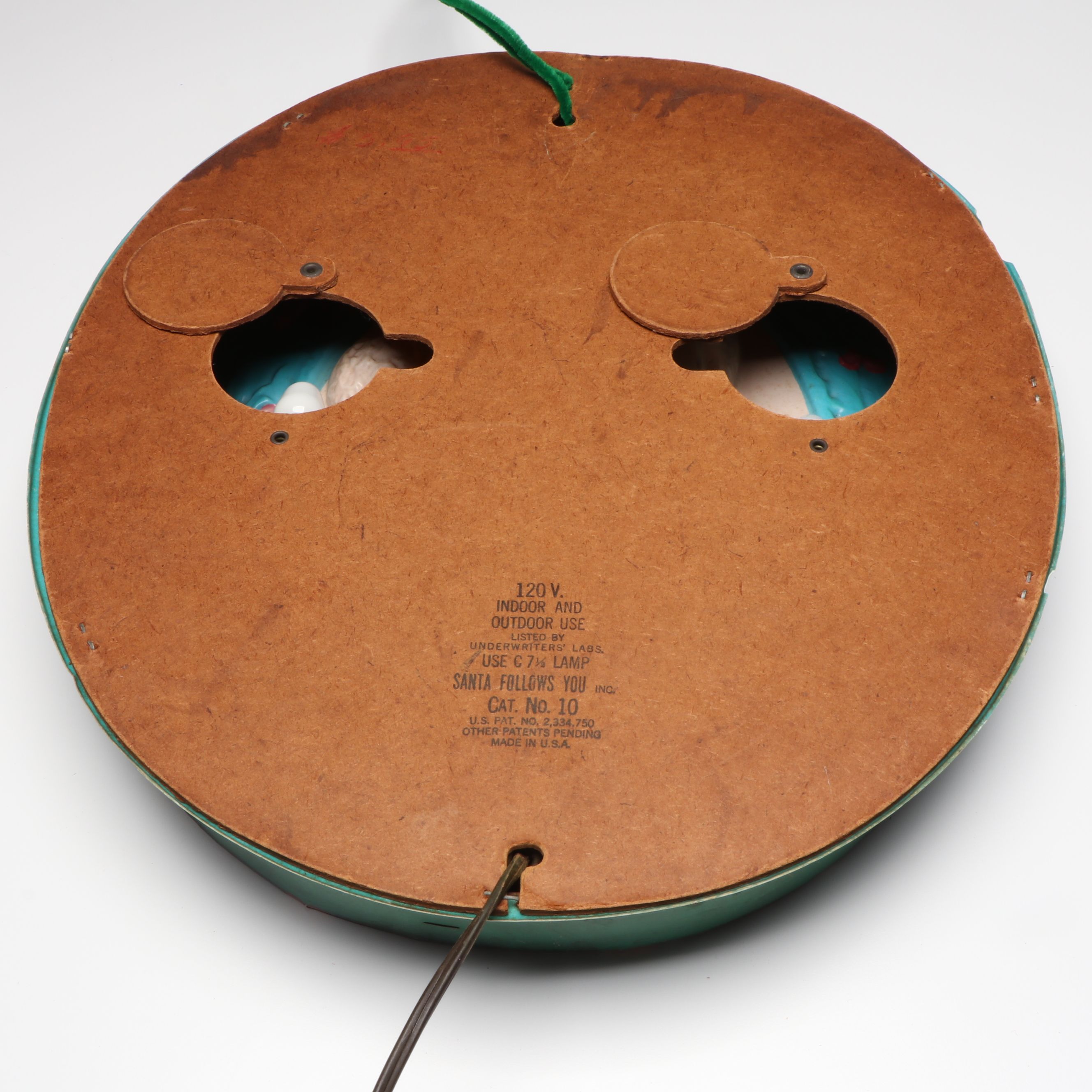 Illuminating "Merry Christmas" Santa Claus Wall Décor