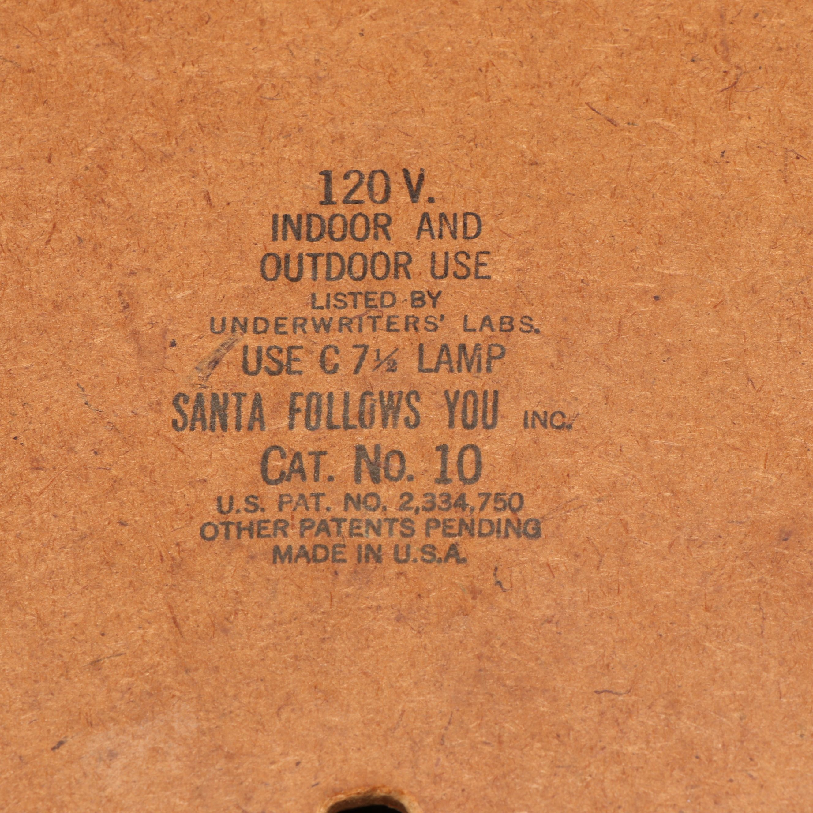 Illuminating "Merry Christmas" Santa Claus Wall Décor