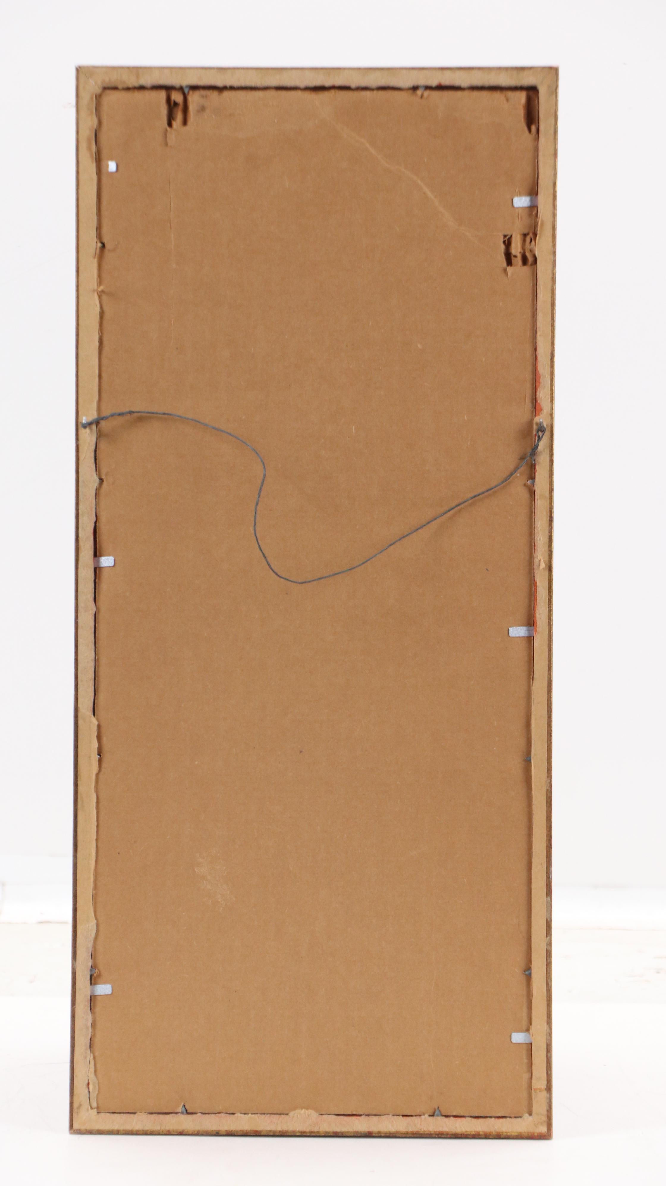 Brass Rubbing Print of English Memoiral Brass, Early 20th Century