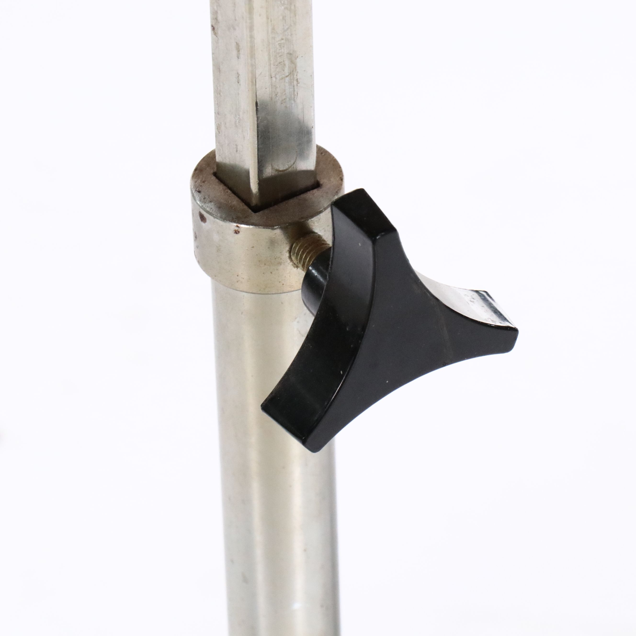 Danecastle ApS Scandinavian Teak and Chrome Bedside Tray Table on Casters