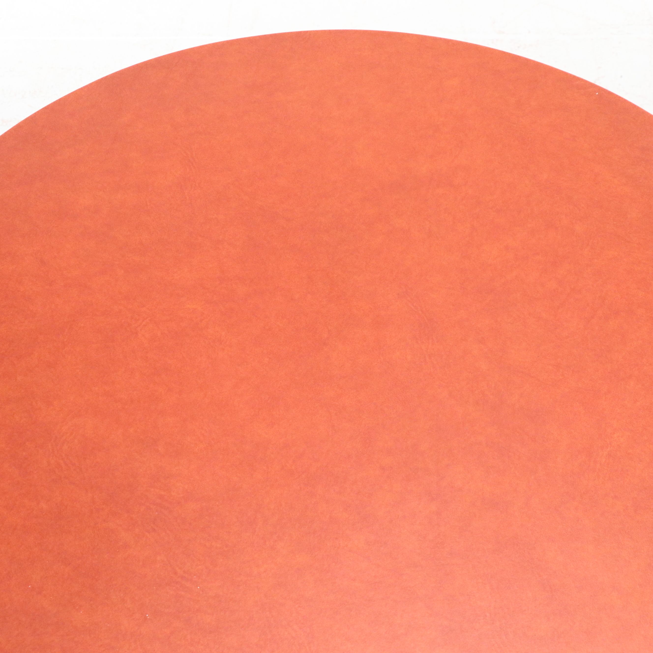 Pair of Postmodern Coral Colored Laminate Side Tables