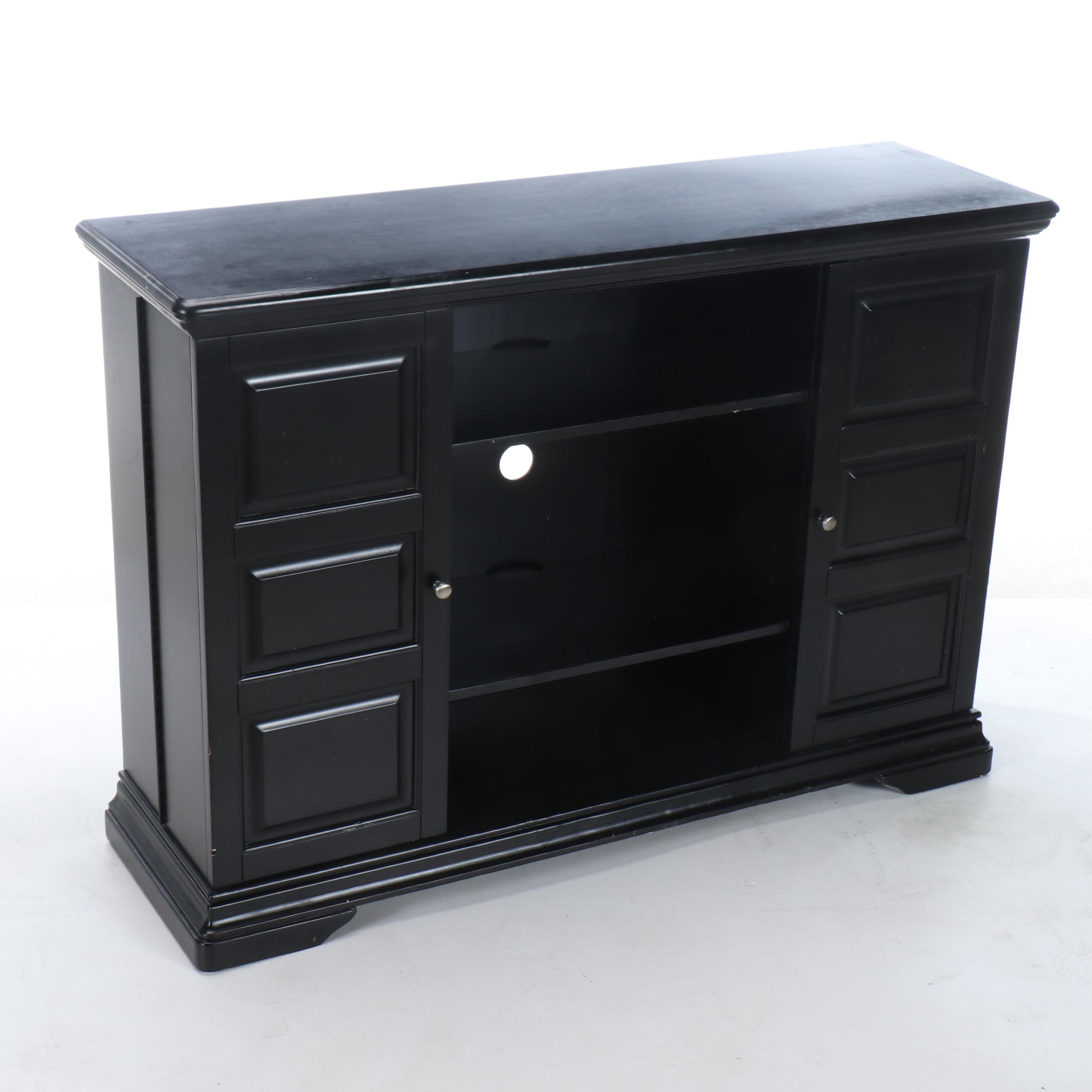 Coaster Fine Furniture Contemporary Black Media Console