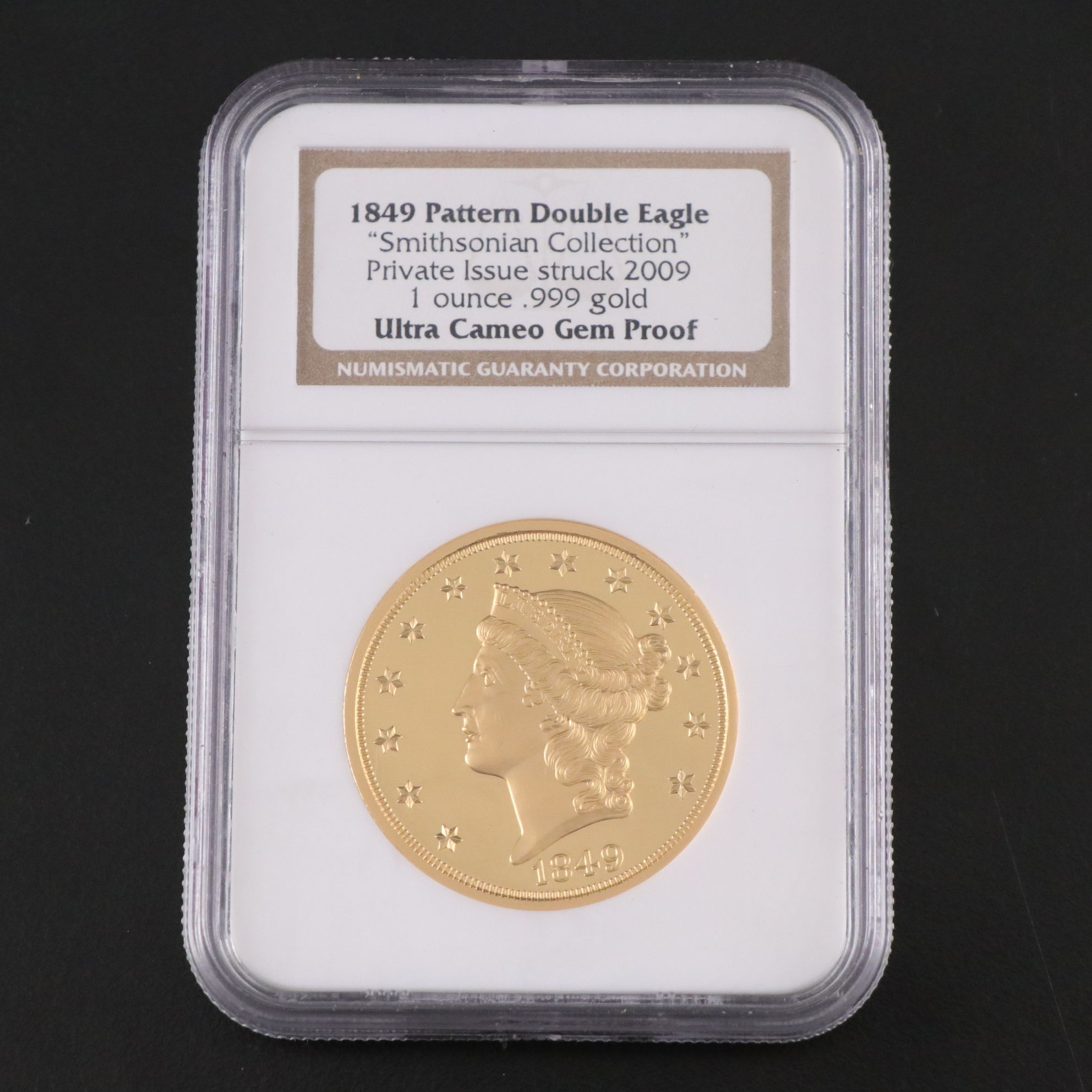1849 Pattern Double Eagle Gold Coin, 2009