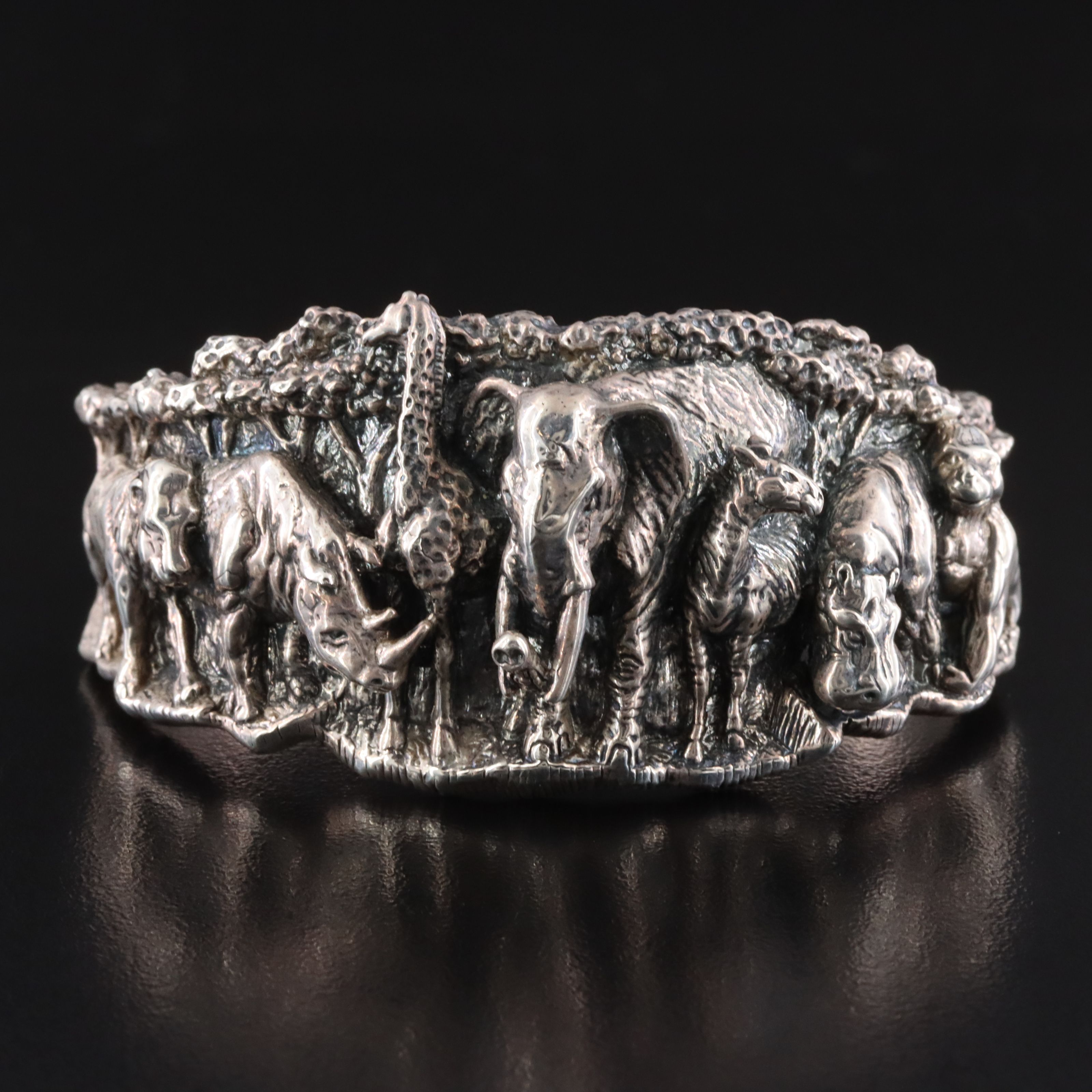 Kabana Sterling African Safari Animal Bracelet