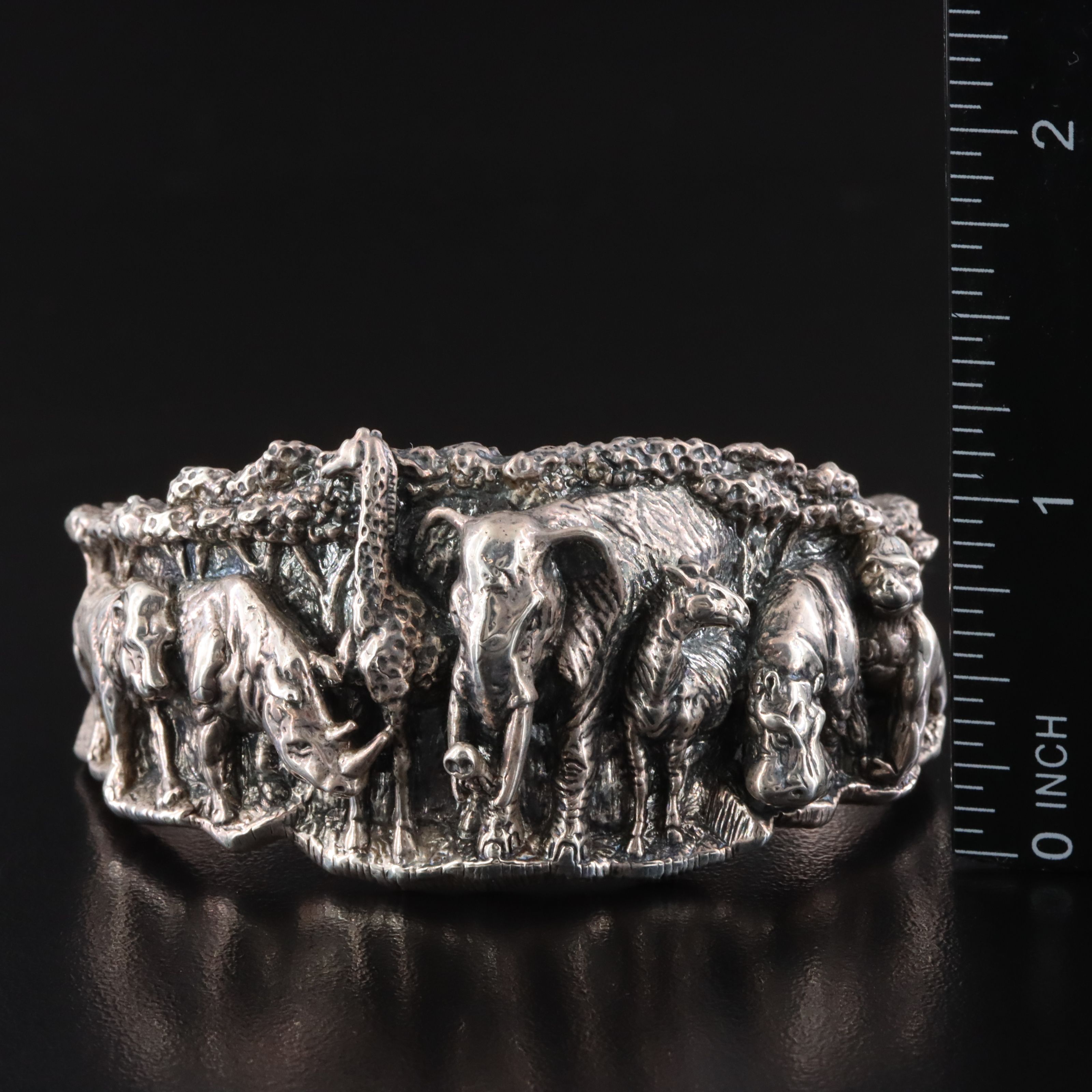 Kabana Sterling African Safari Animal Bracelet