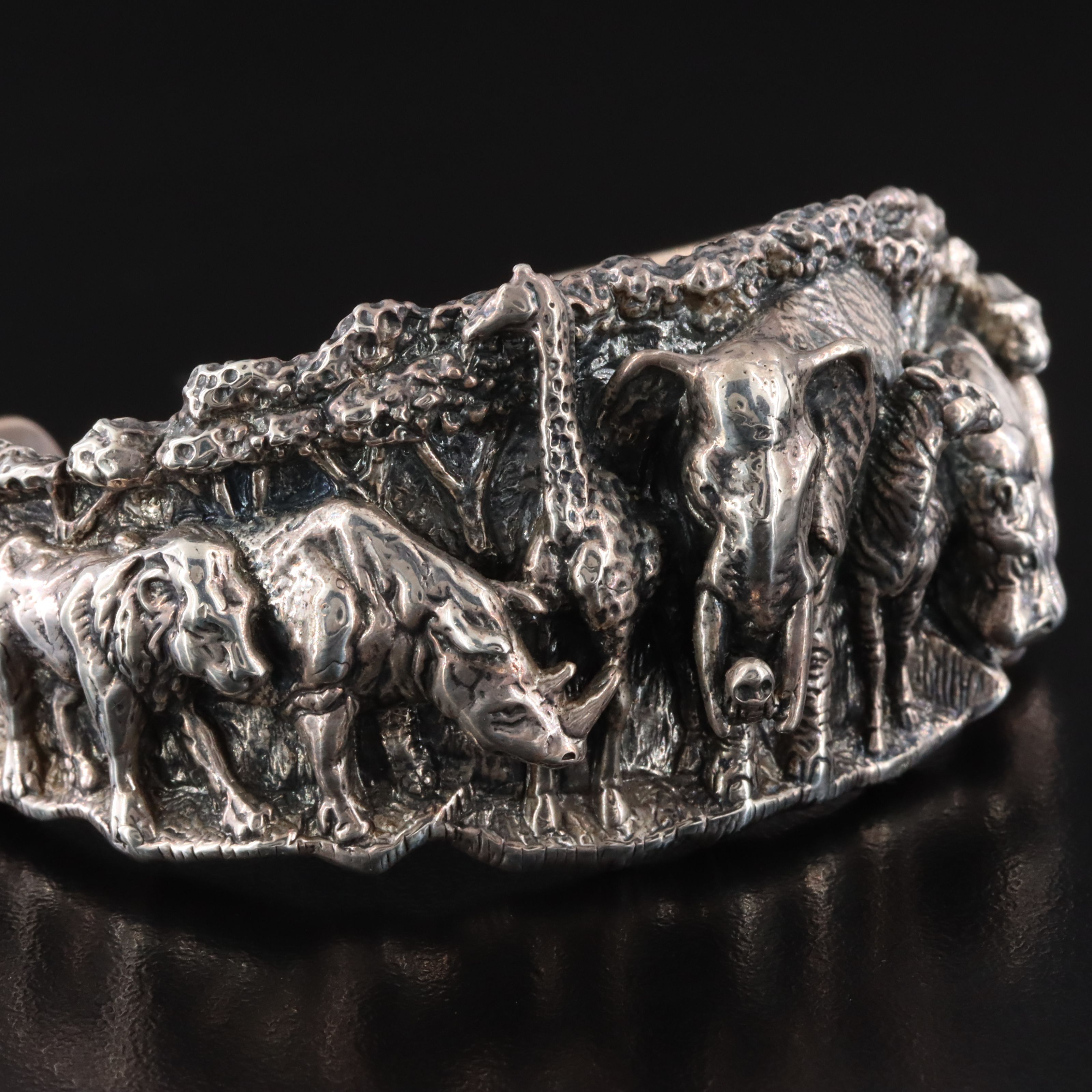 Kabana Sterling African Safari Animal Bracelet