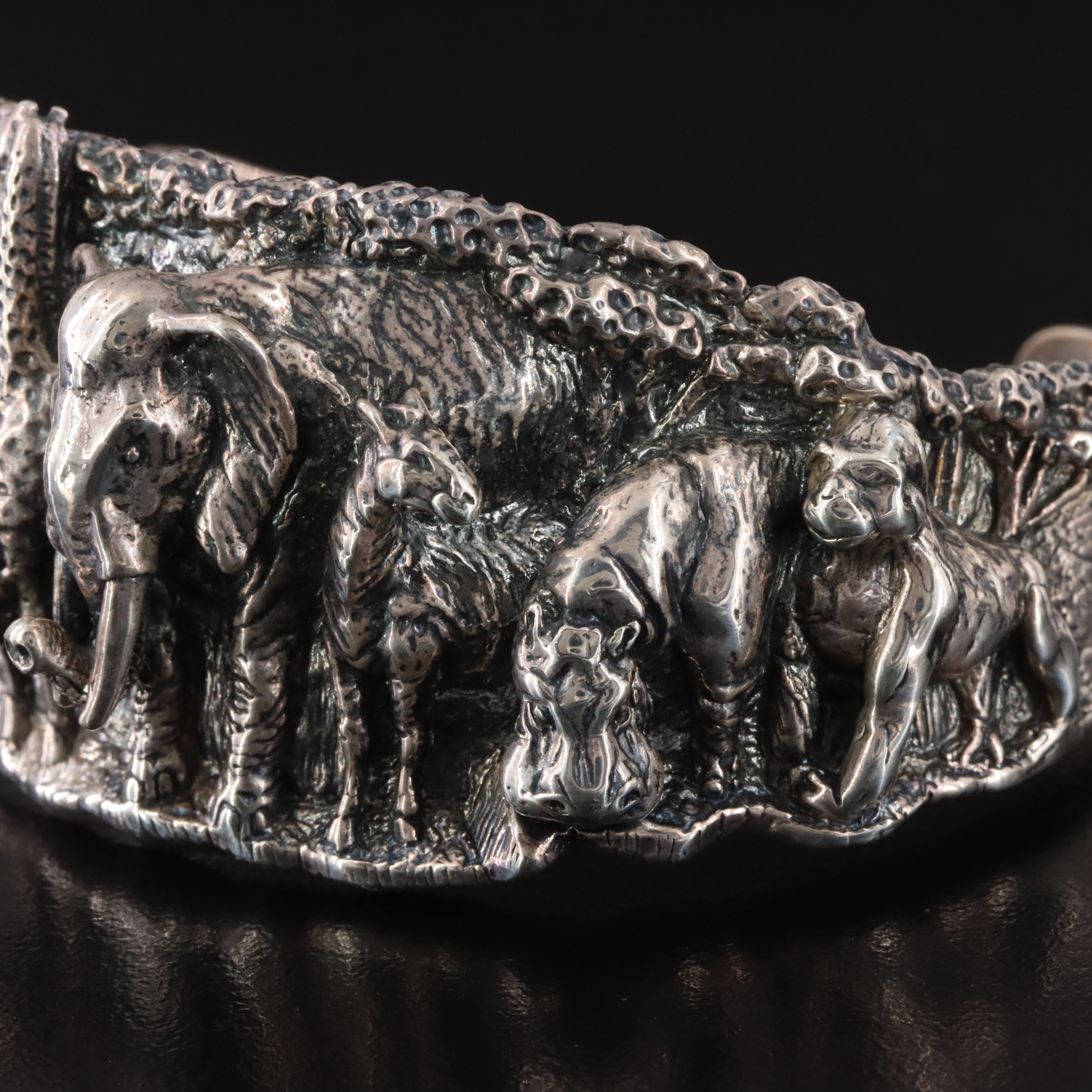 Kabana Sterling African Safari Animal Bracelet