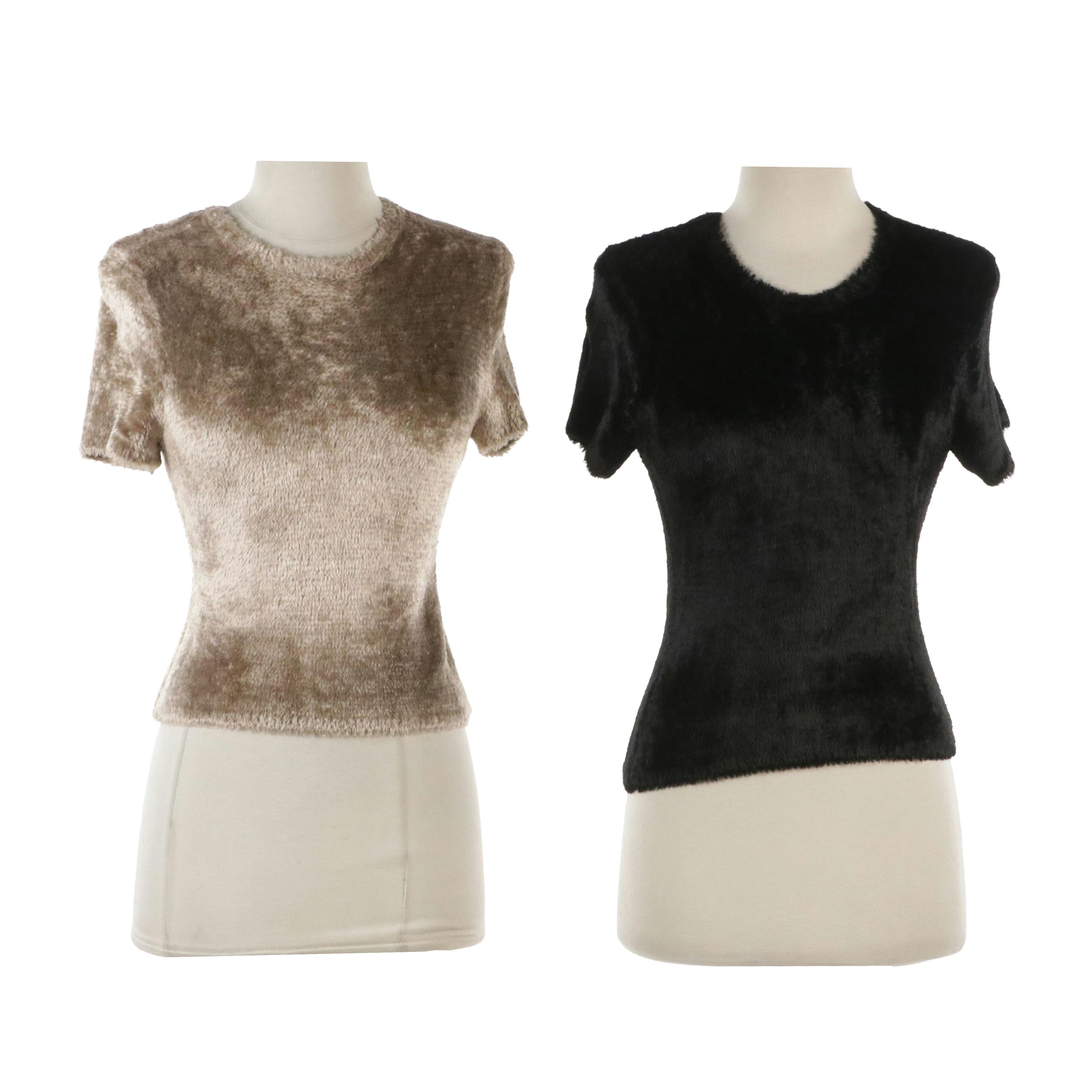 Oscar by Oscar de la Renta Short Sleeve Tops