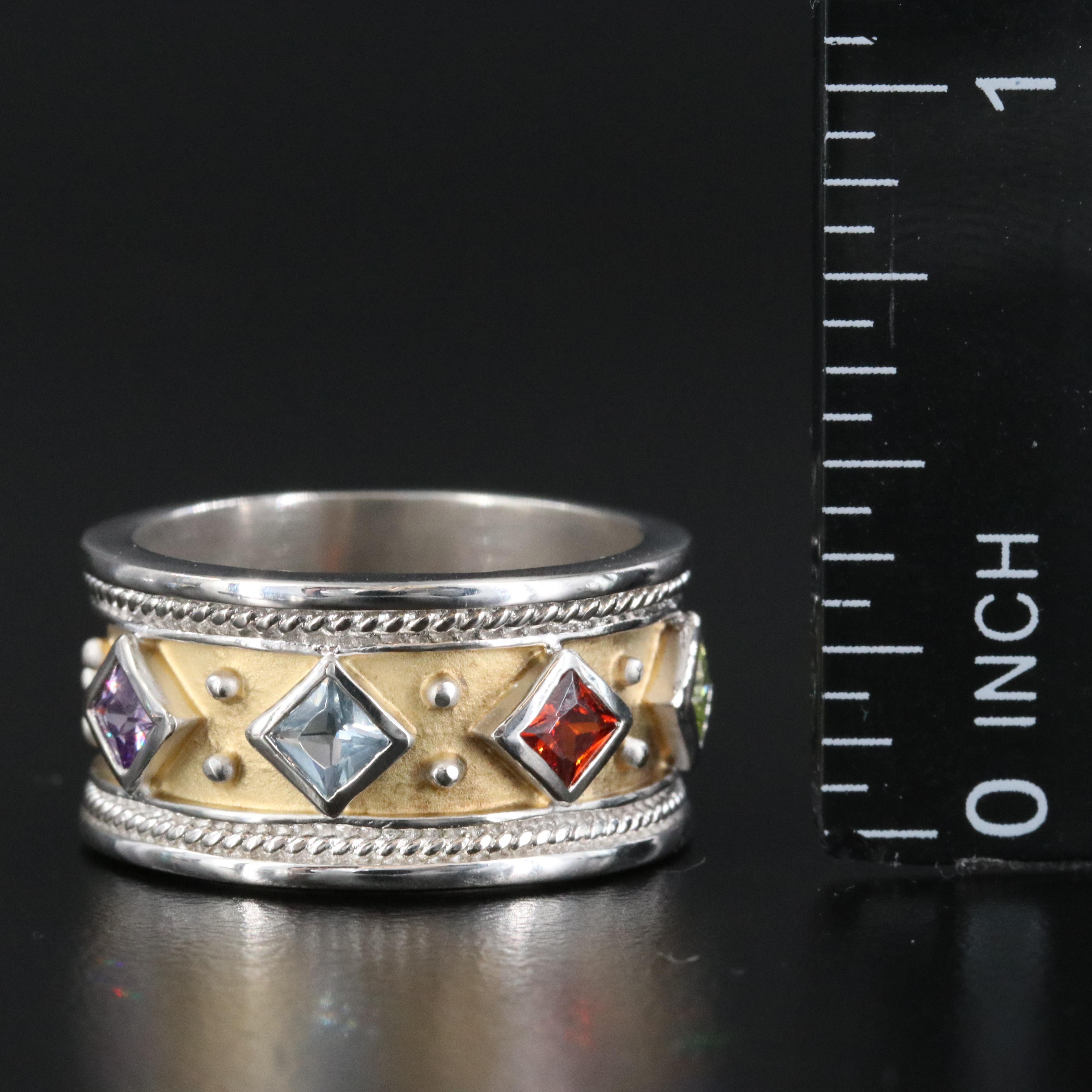 Sterling Rings Featuring Silpada and 14K Accent