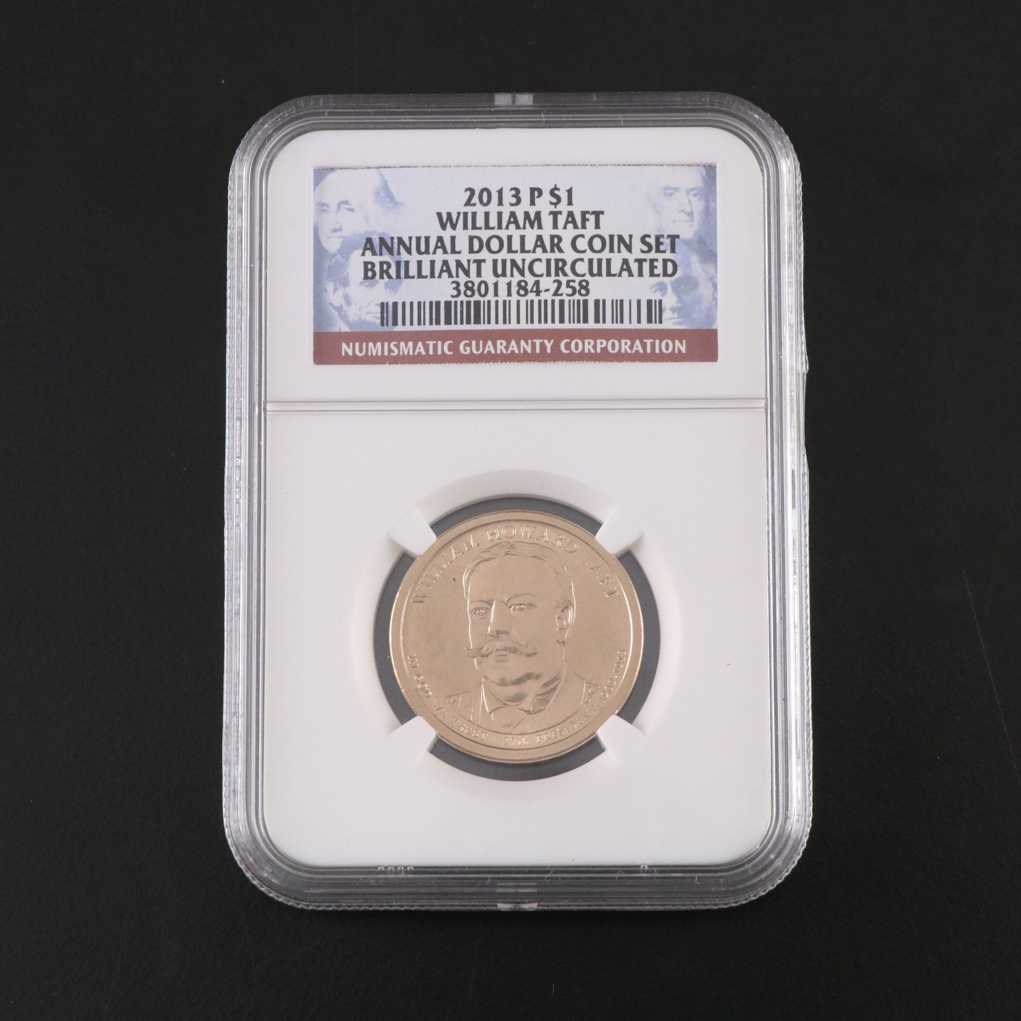 NGC Uncirculated 2013-P William Taft $1 Dollar