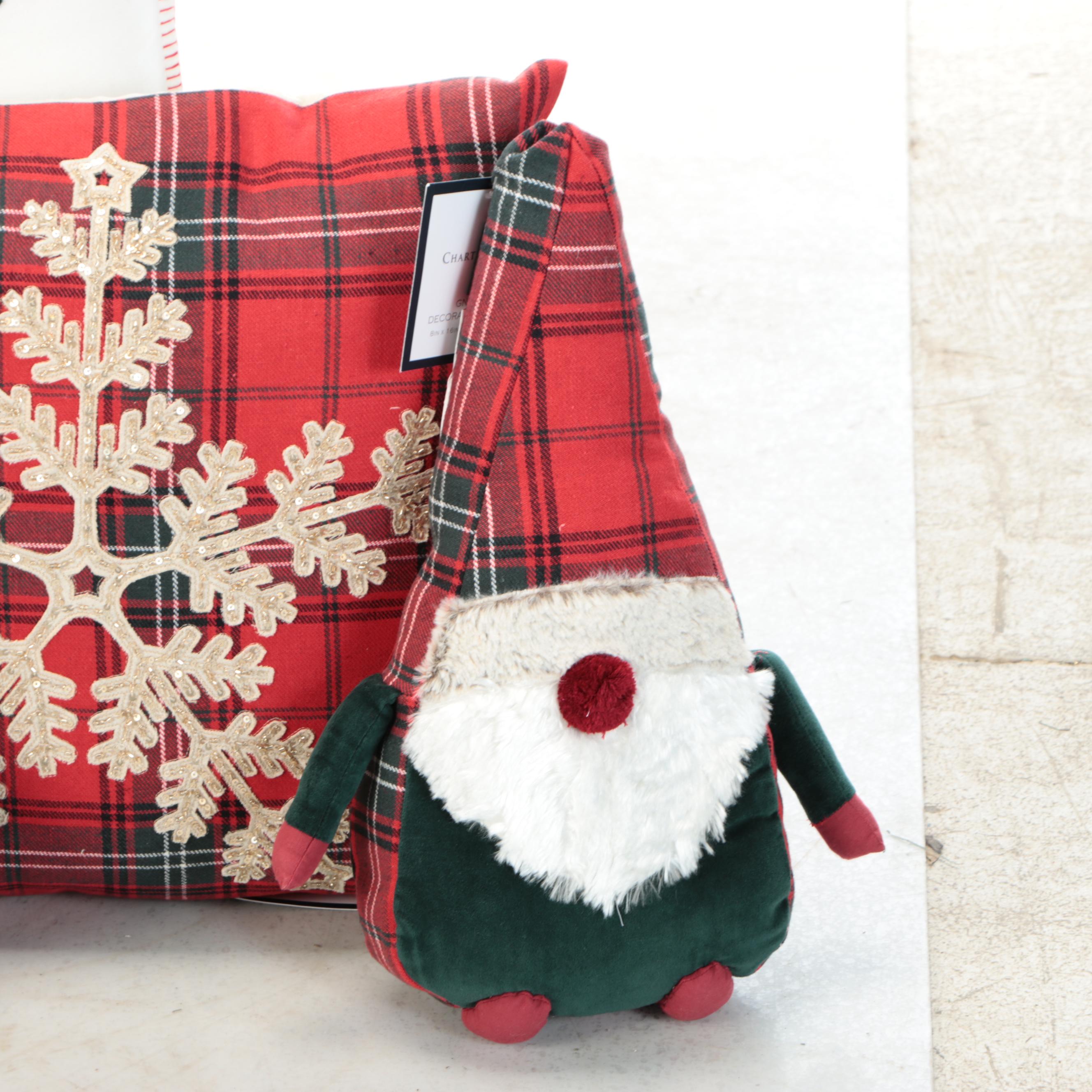 Charter Club and Other Christmas Throw Pillows