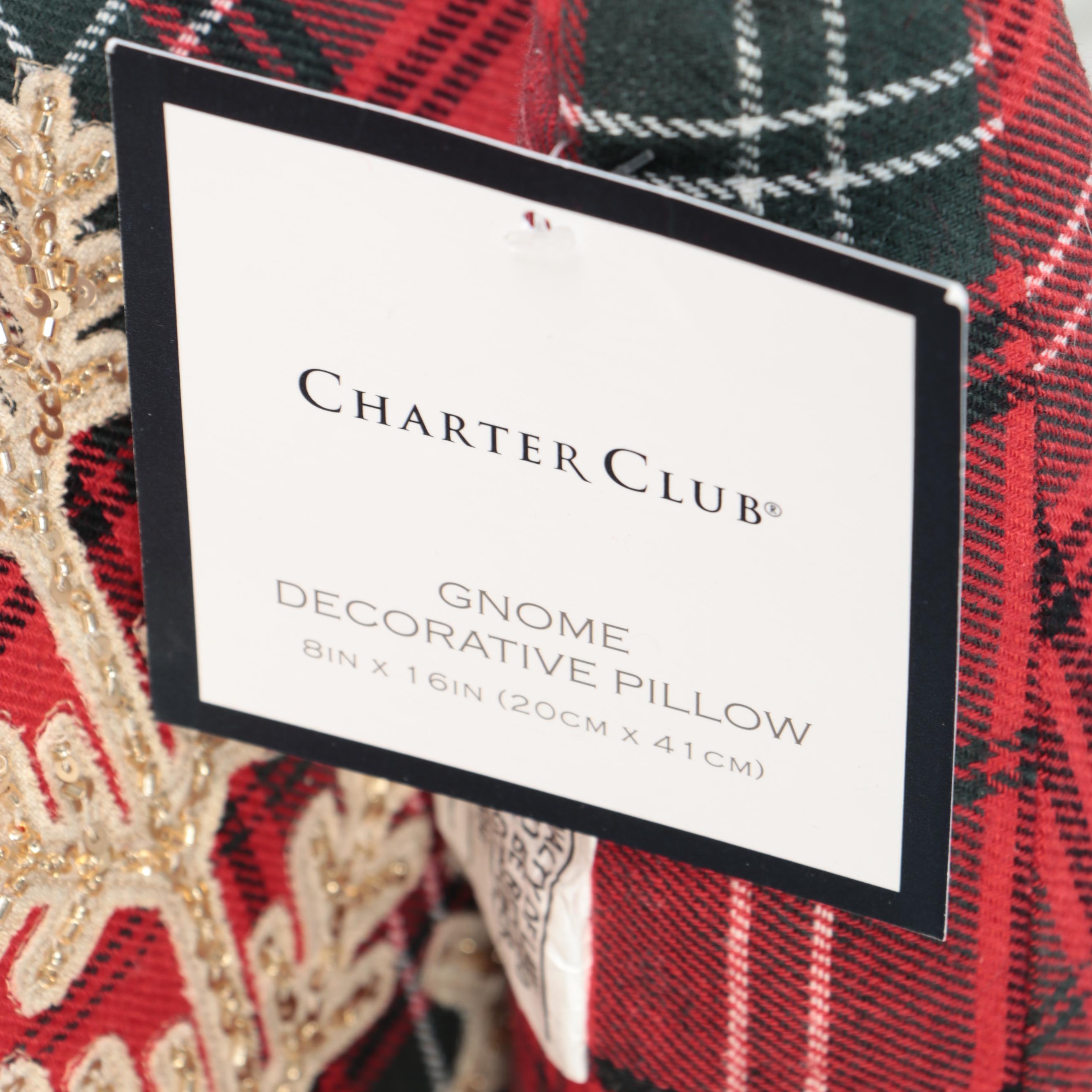 Charter Club and Other Christmas Throw Pillows