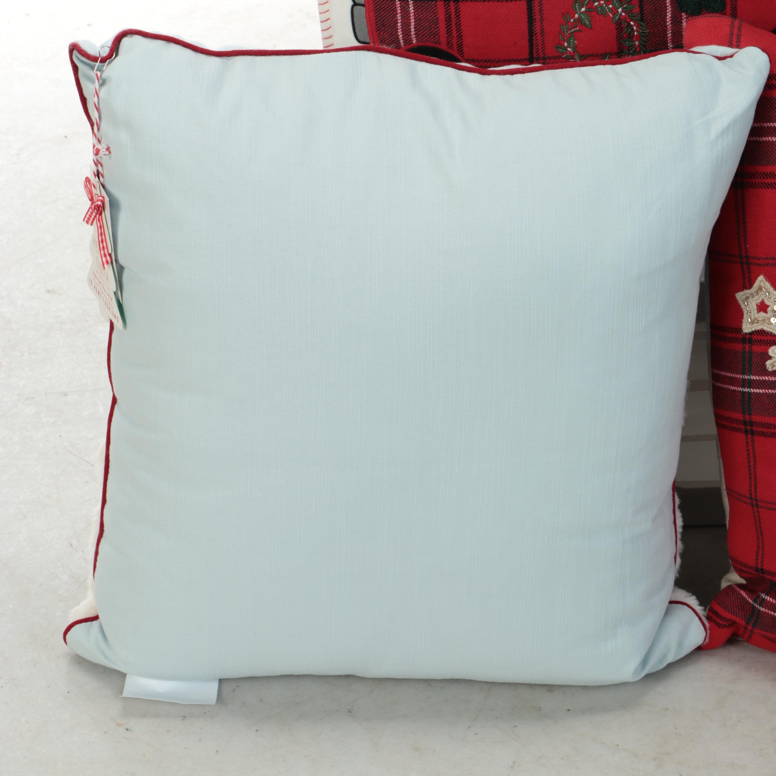 Charter Club and Other Christmas Throw Pillows