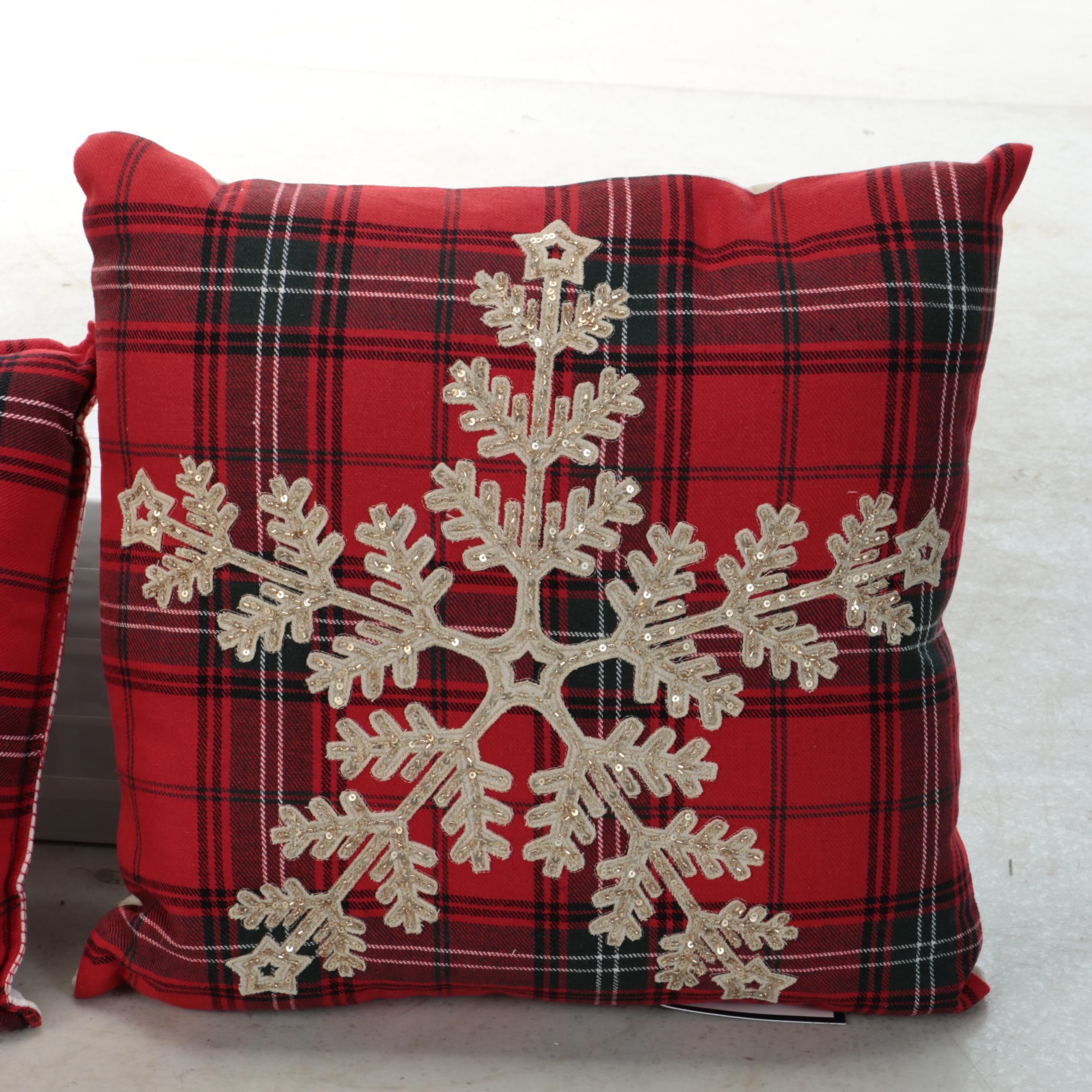 Charter Club and Other Christmas Throw Pillows