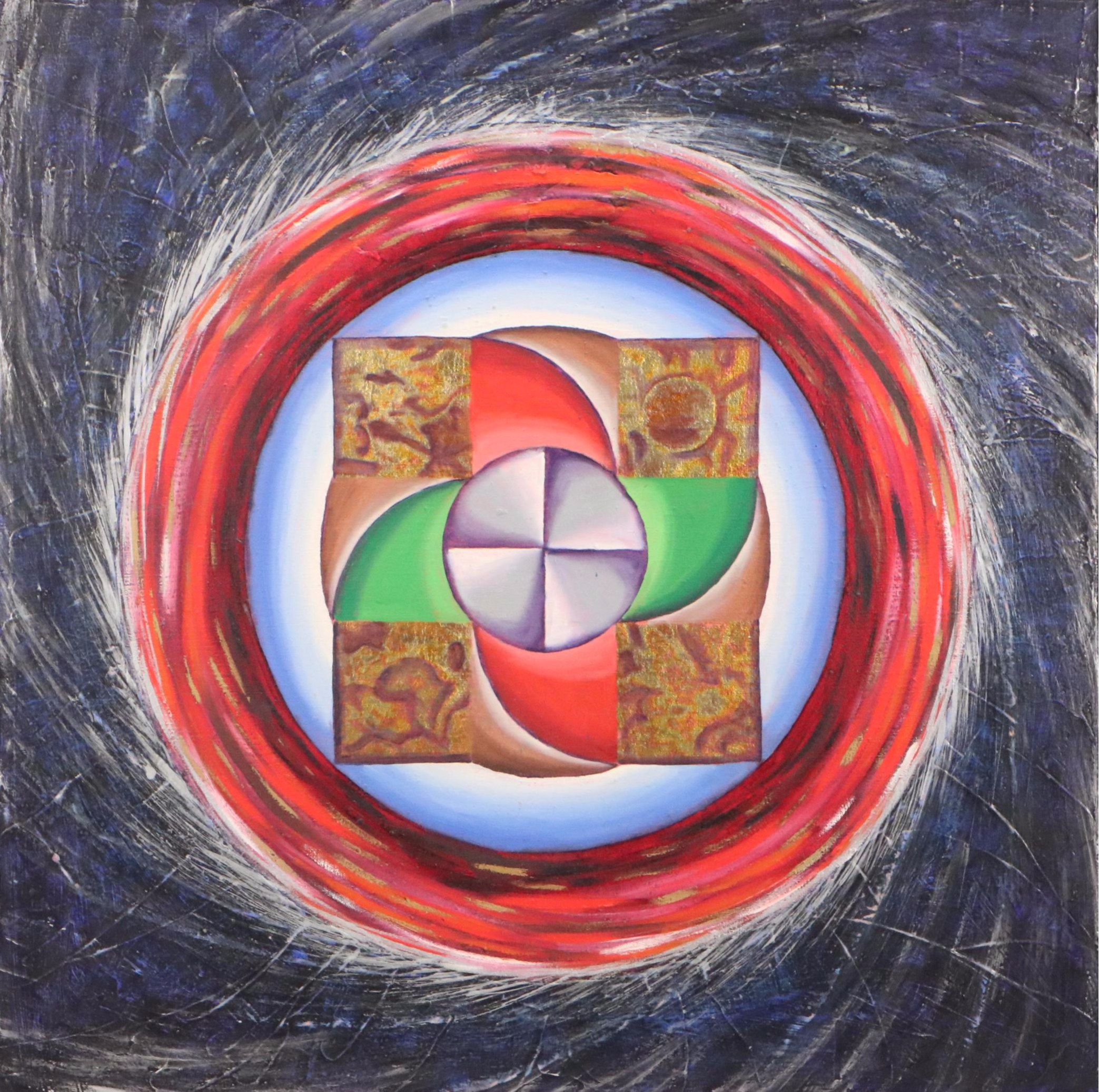 Howard Storm Abstract Acrylic Painting, Late 20th Century