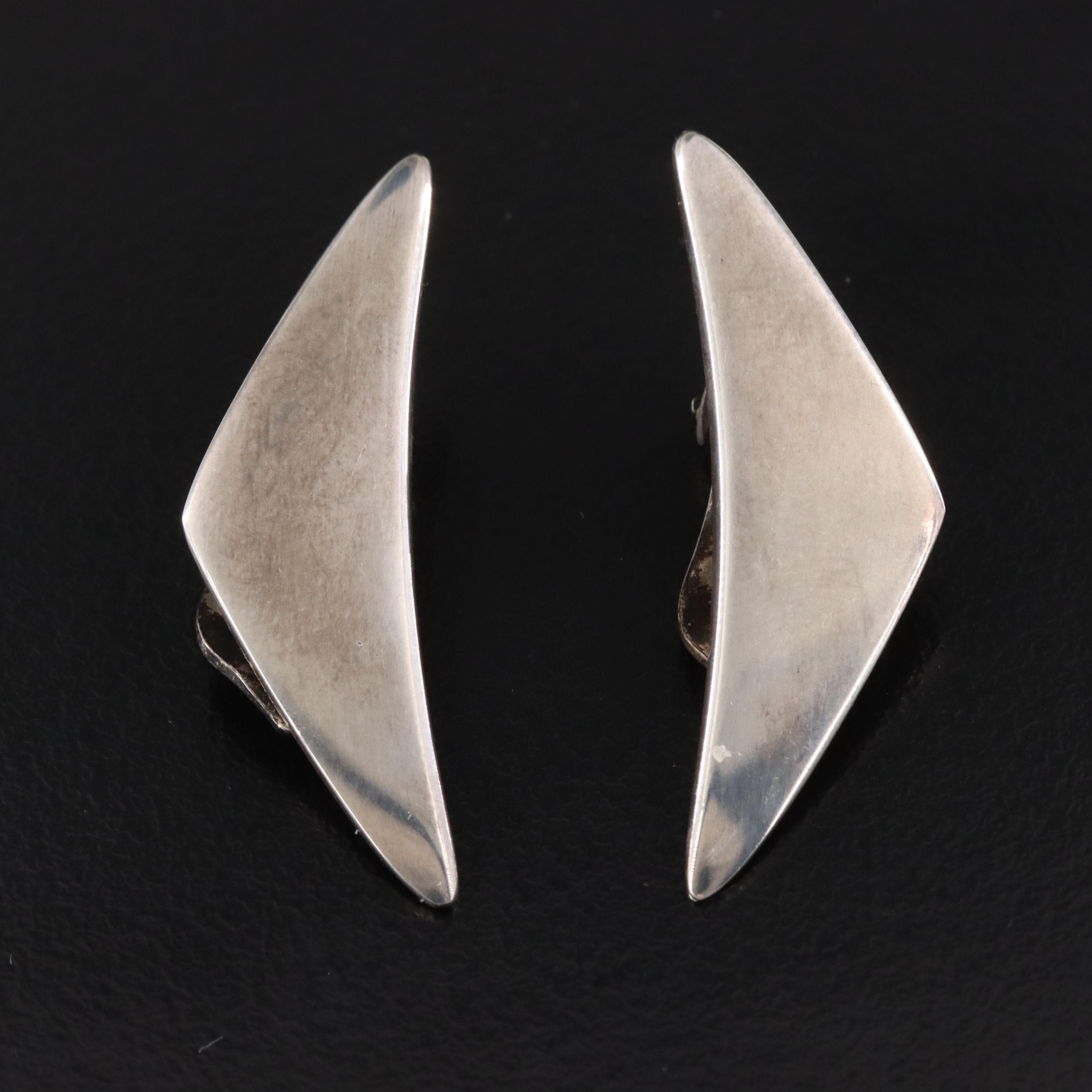 Danish Modernist Bent Gabrielsen for Hans Hansen "Peak" Necklace & Earrings Set