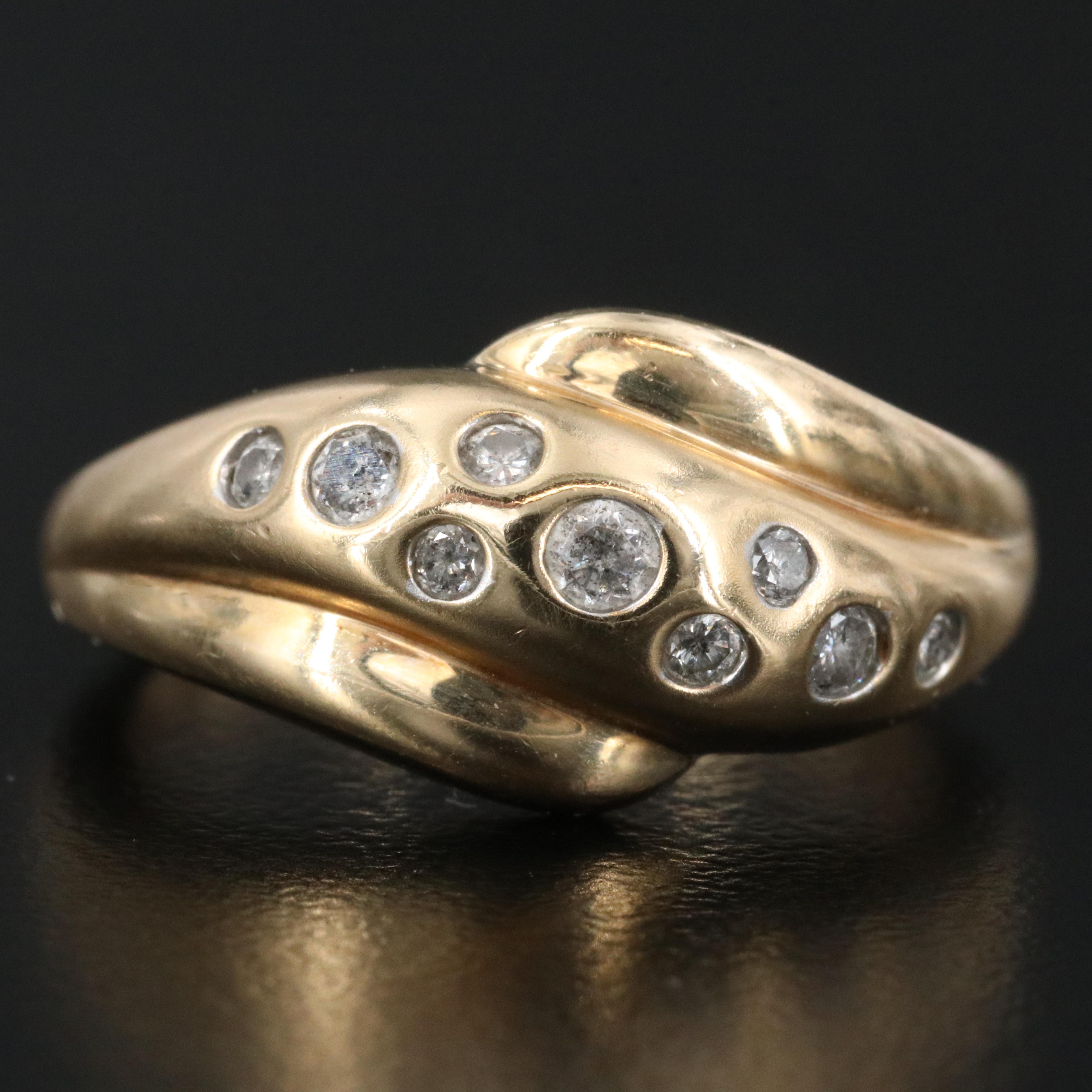 10K 0.23 CTW Diamond Ring