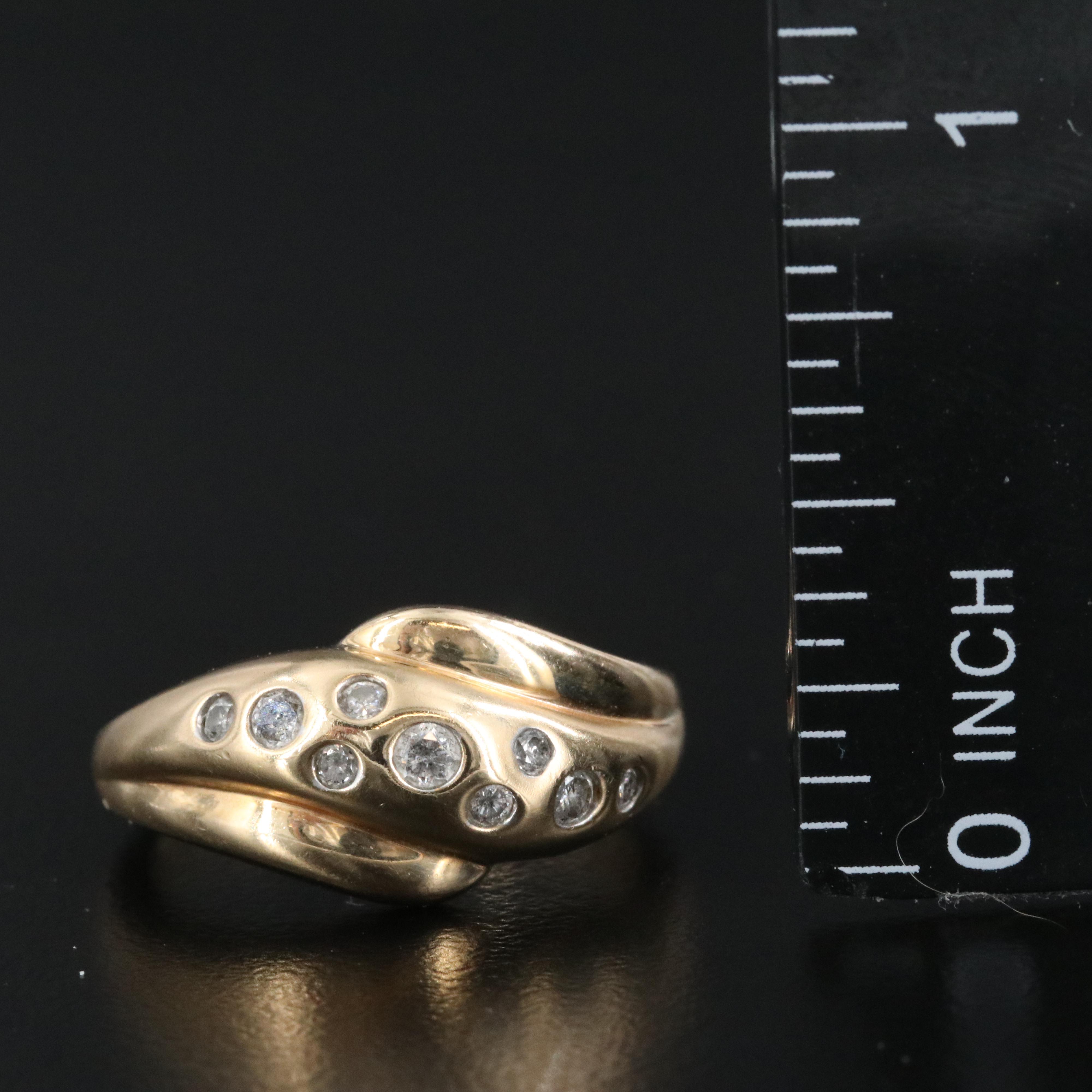 10K 0.23 CTW Diamond Ring